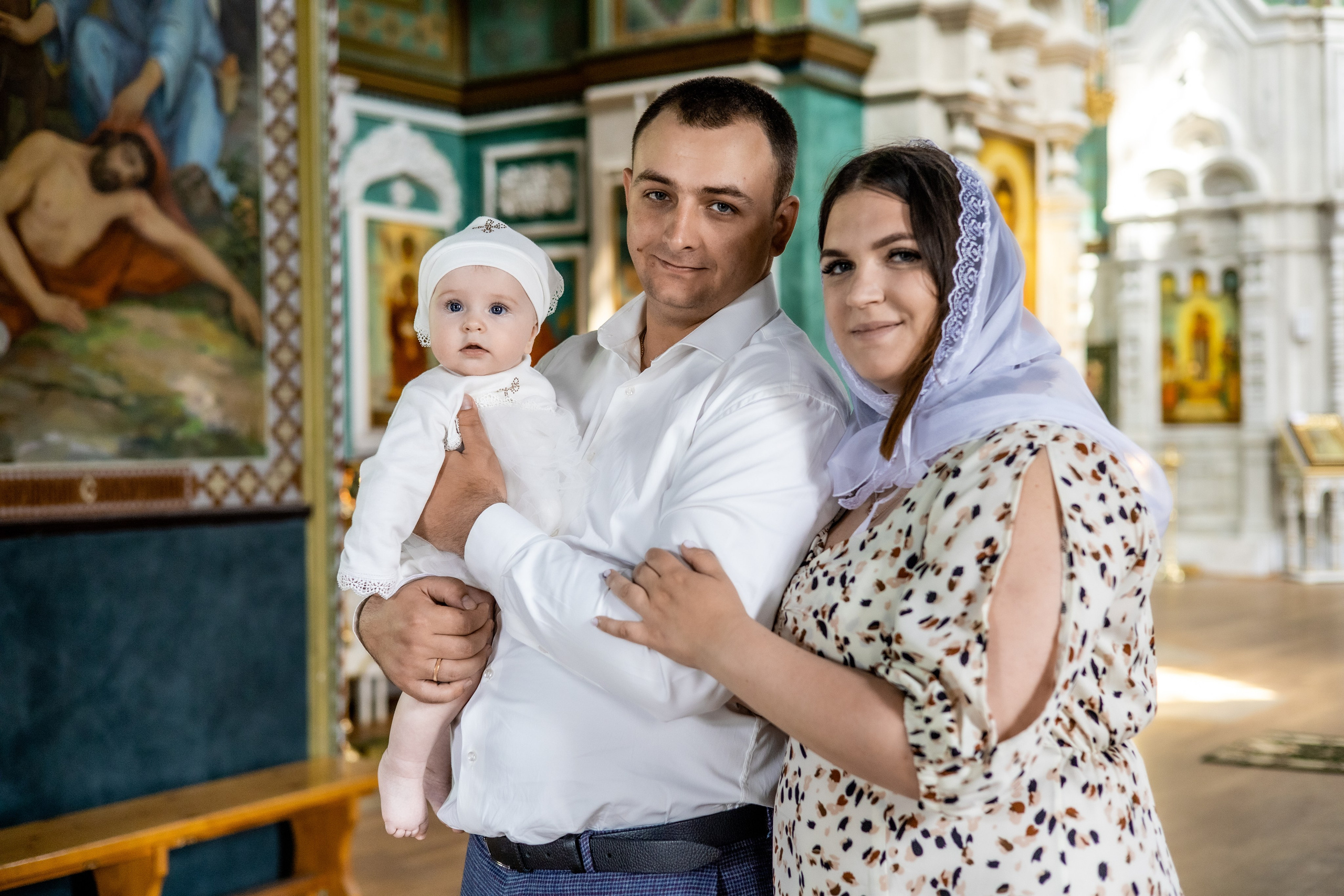 Крещение Ульяны и Вероники. Фотограф Надежда Лукьянова