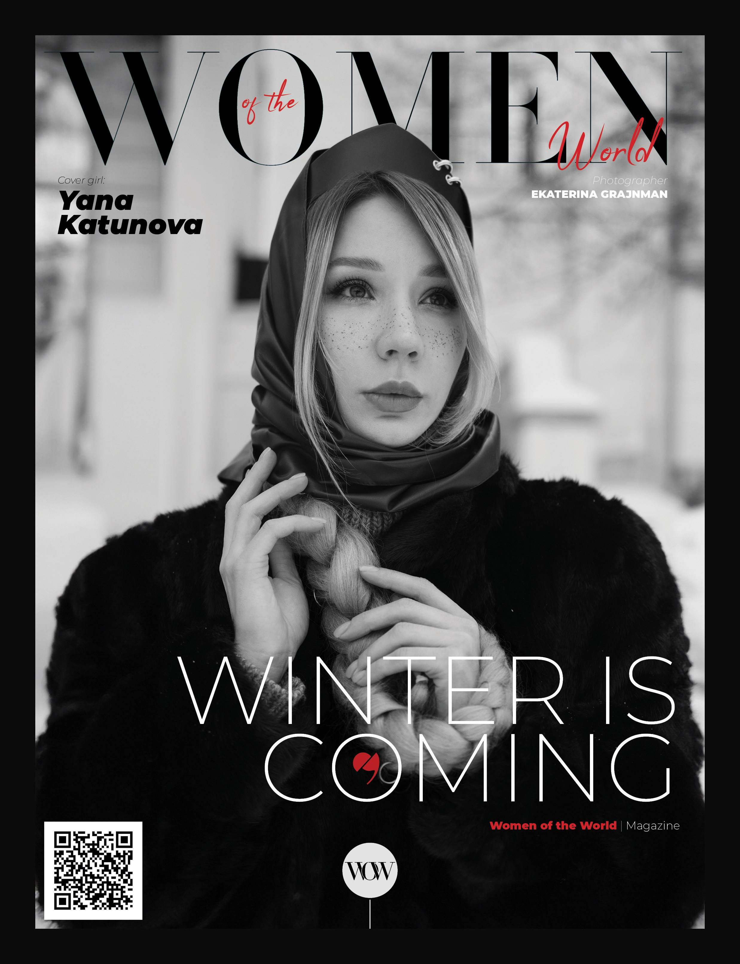 Editorial covers. Модель Катунова Яна