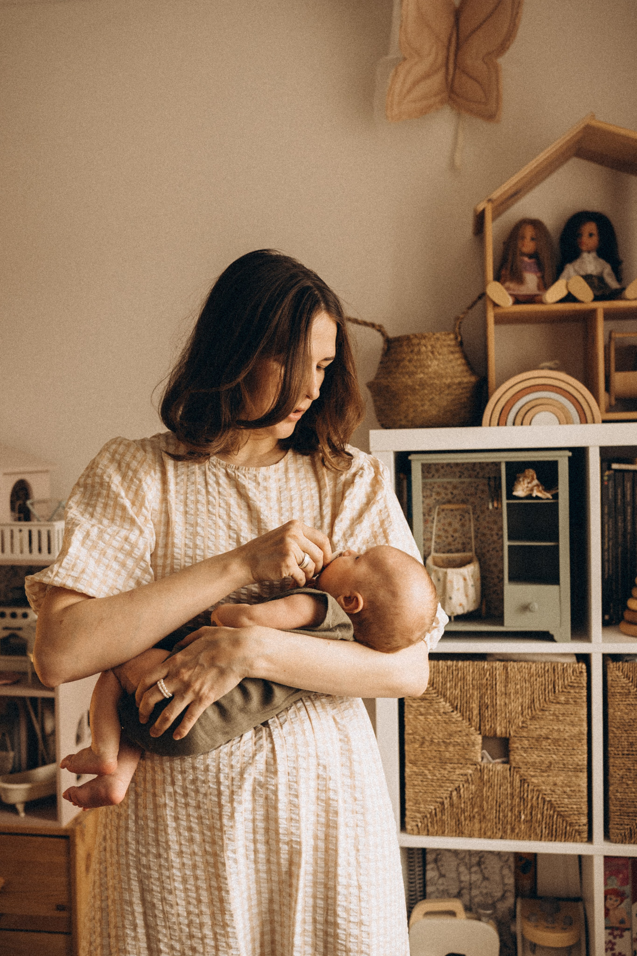 Ньюборн дома. Семейный фотограф в Мурманске Екатерина Юшкова