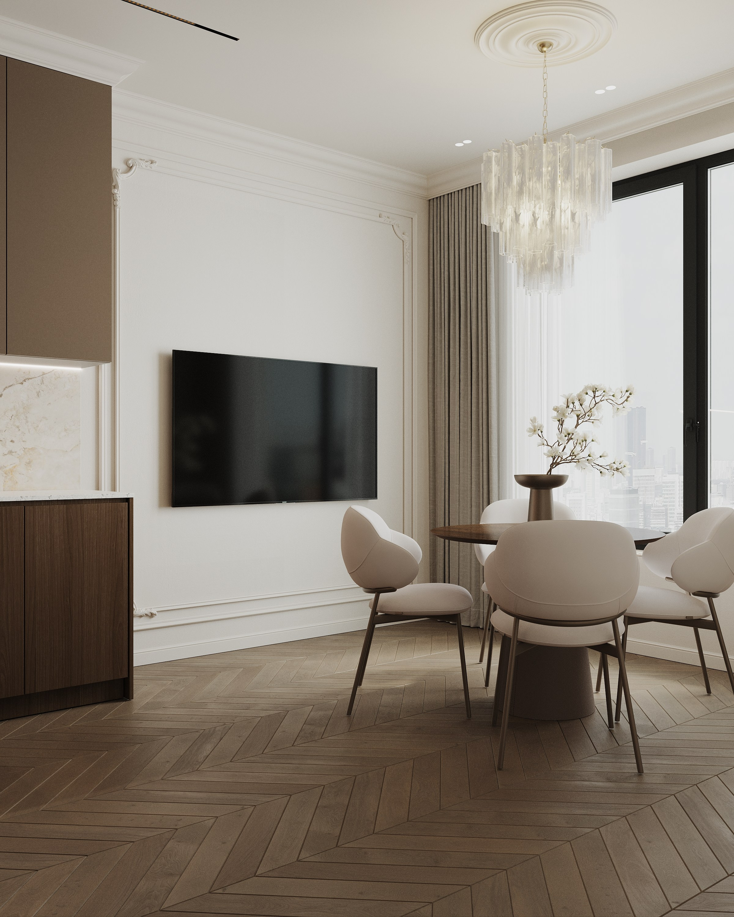 ЖК The One 65 кв.м, г. Санкт-Петербург. 3d визуализатор Анастасия Науменко