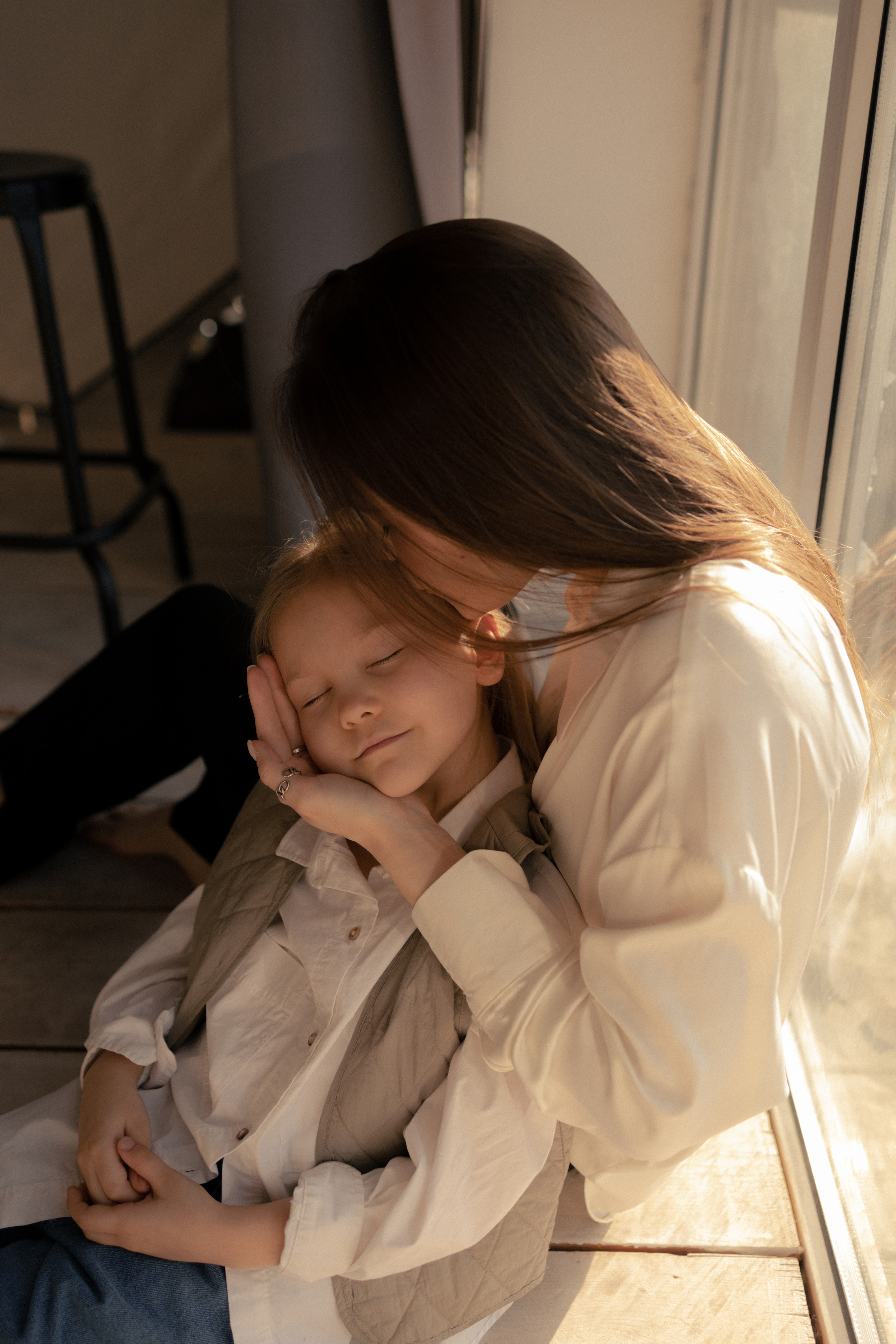 Мама и доча в студии. Фотограф Зарина. Казань