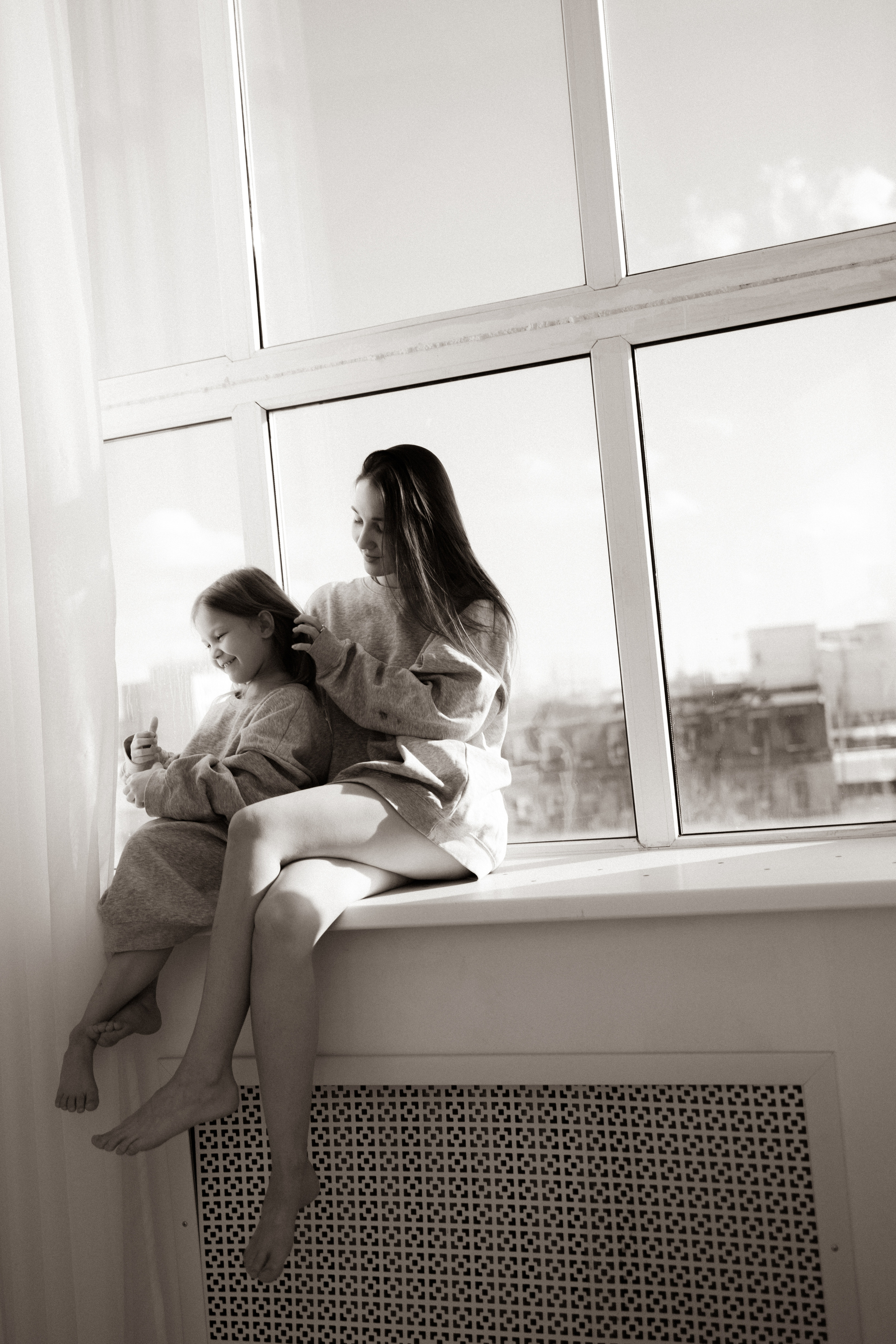 Мама и доча в студии. Фотограф Зарина. Казань