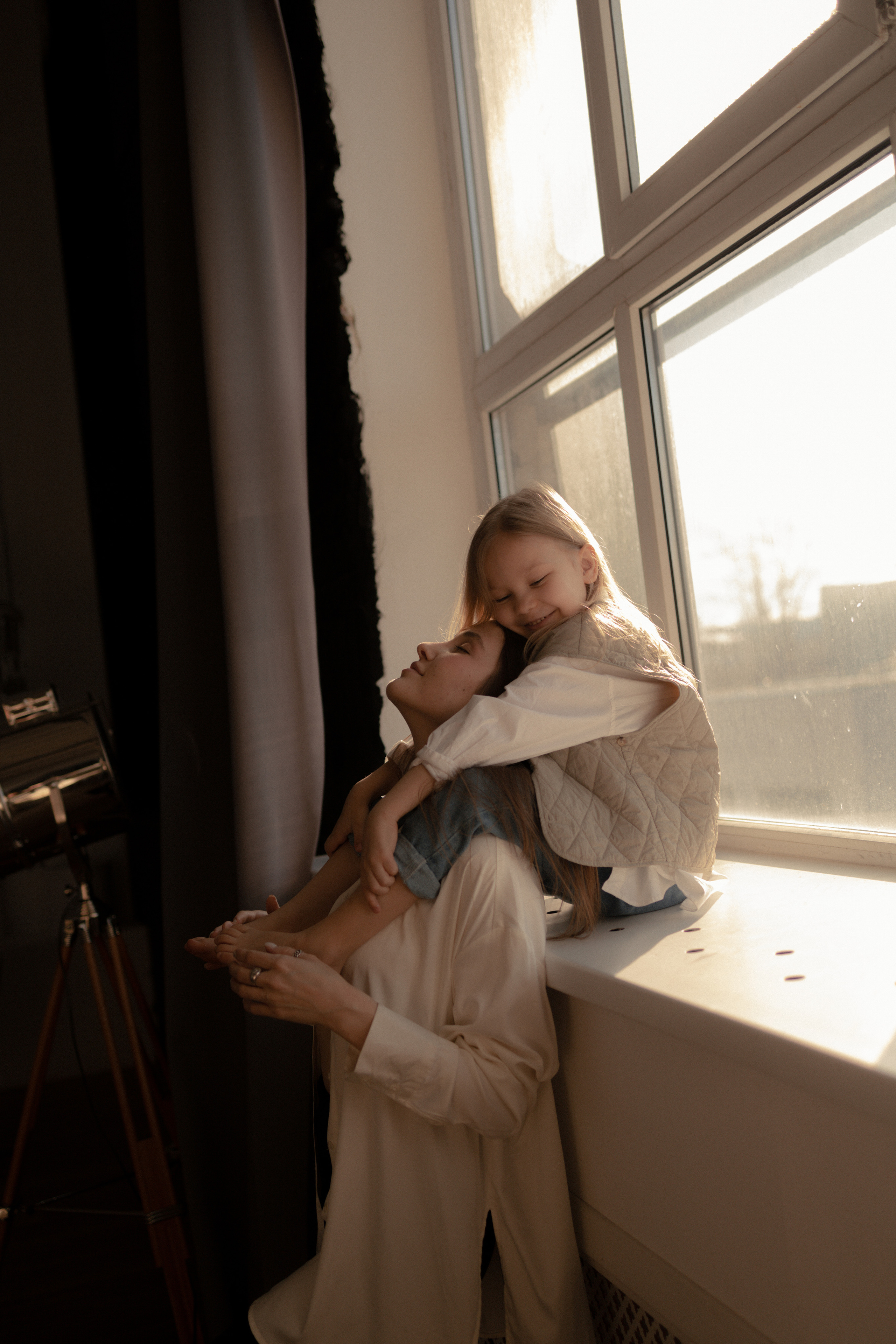 Мама и доча в студии. Фотограф Зарина. Казань