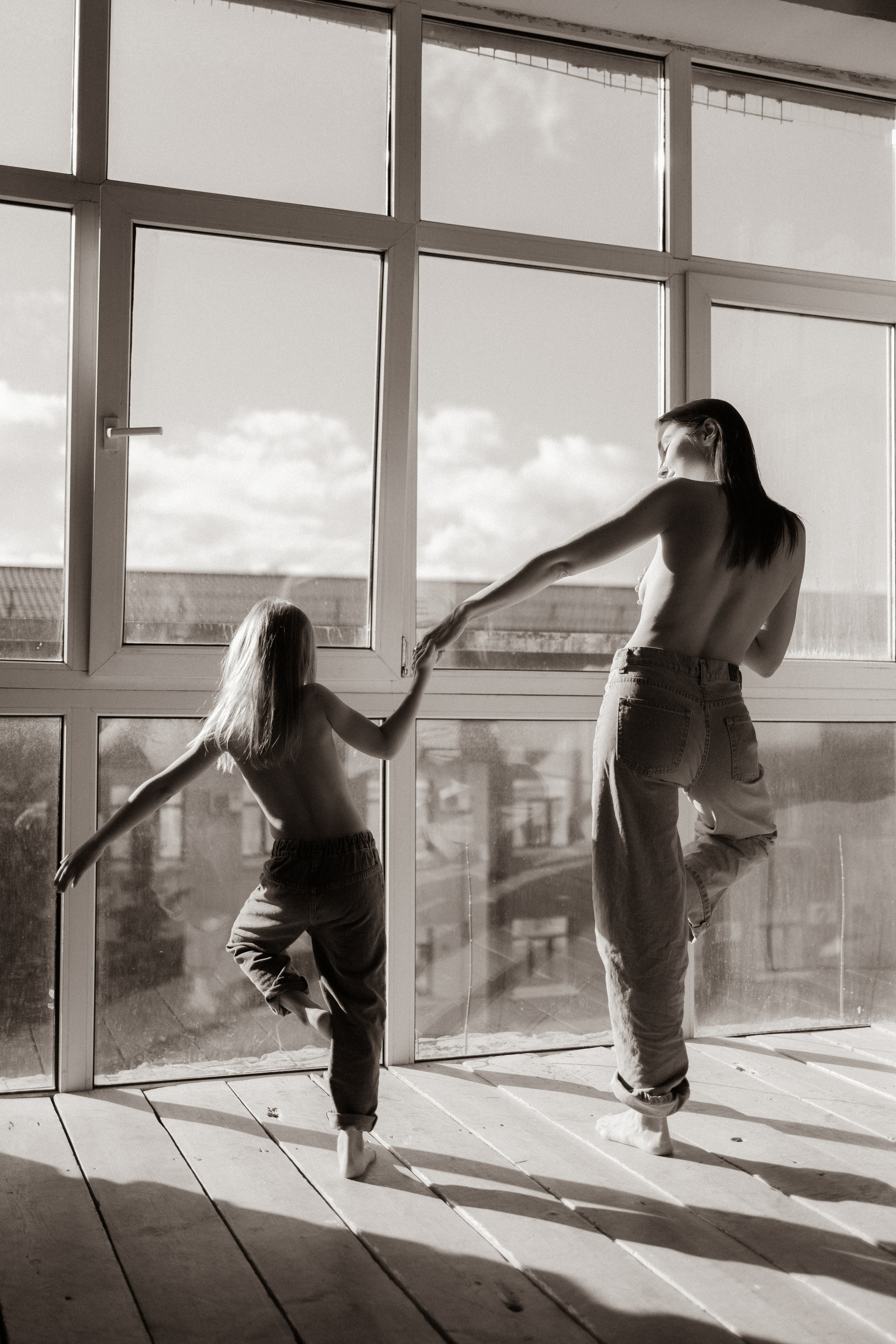 Мама и доча в студии. Фотограф Зарина. Казань