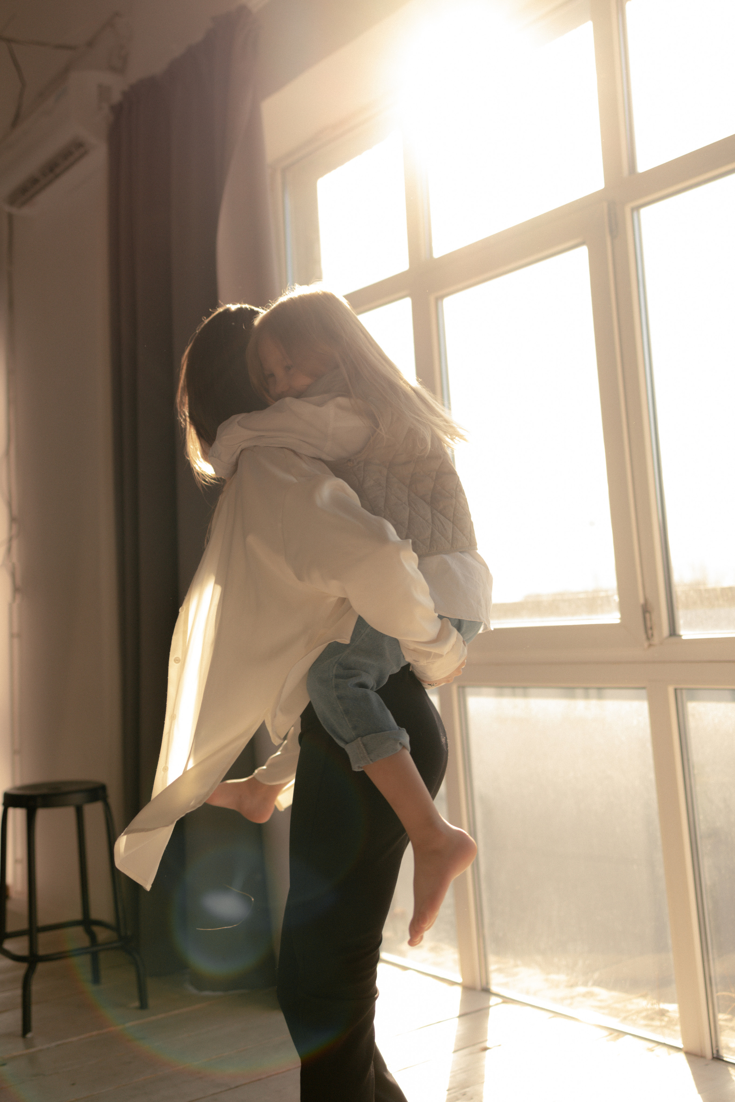 Мама и доча в студии. Фотограф Зарина. Казань