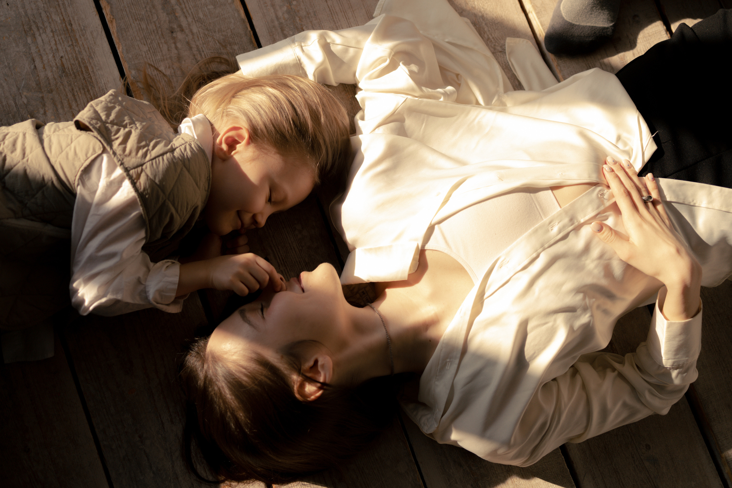 Мама и доча в студии. Фотограф Зарина. Казань