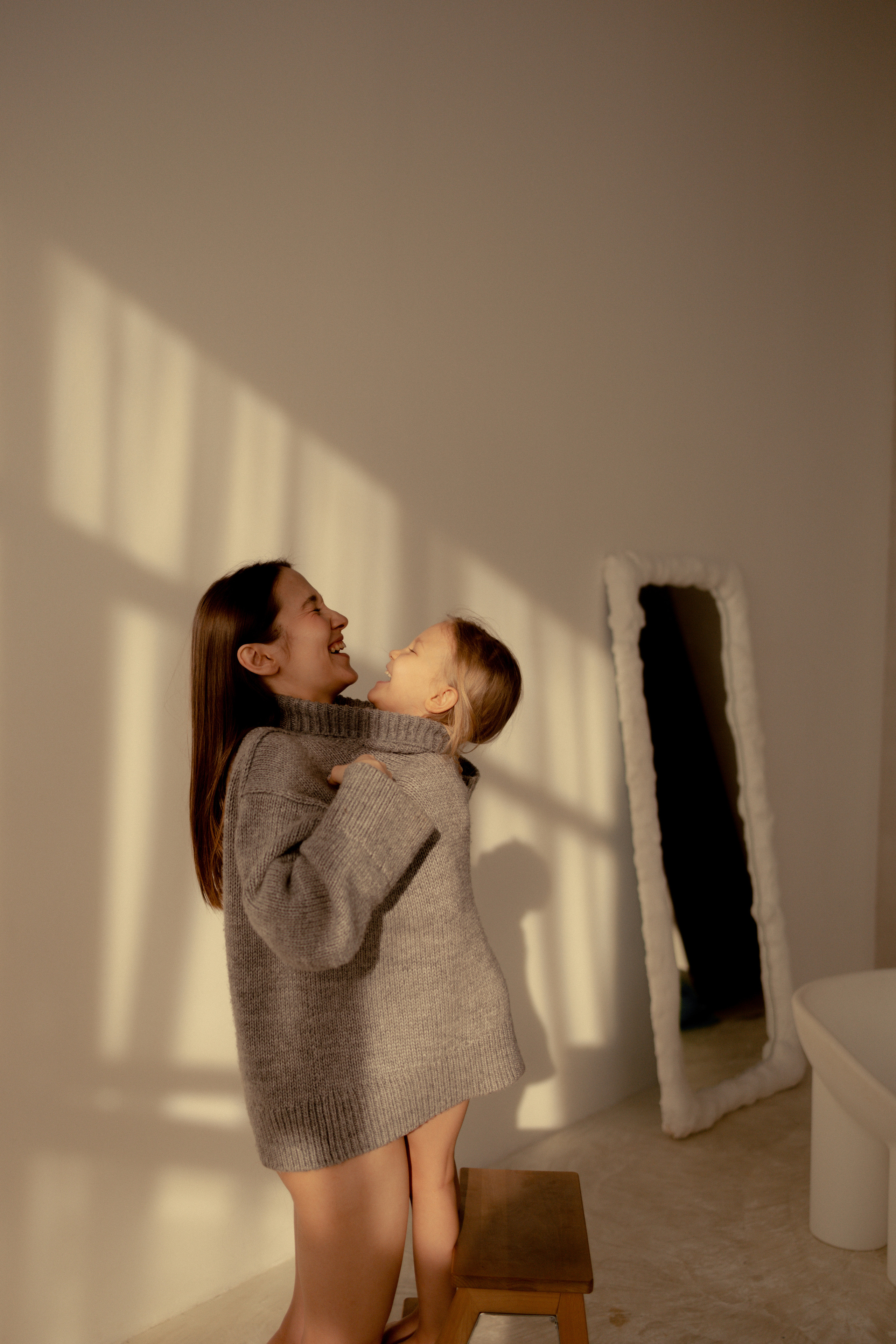 Мама и доча в студии. Фотограф Зарина. Казань