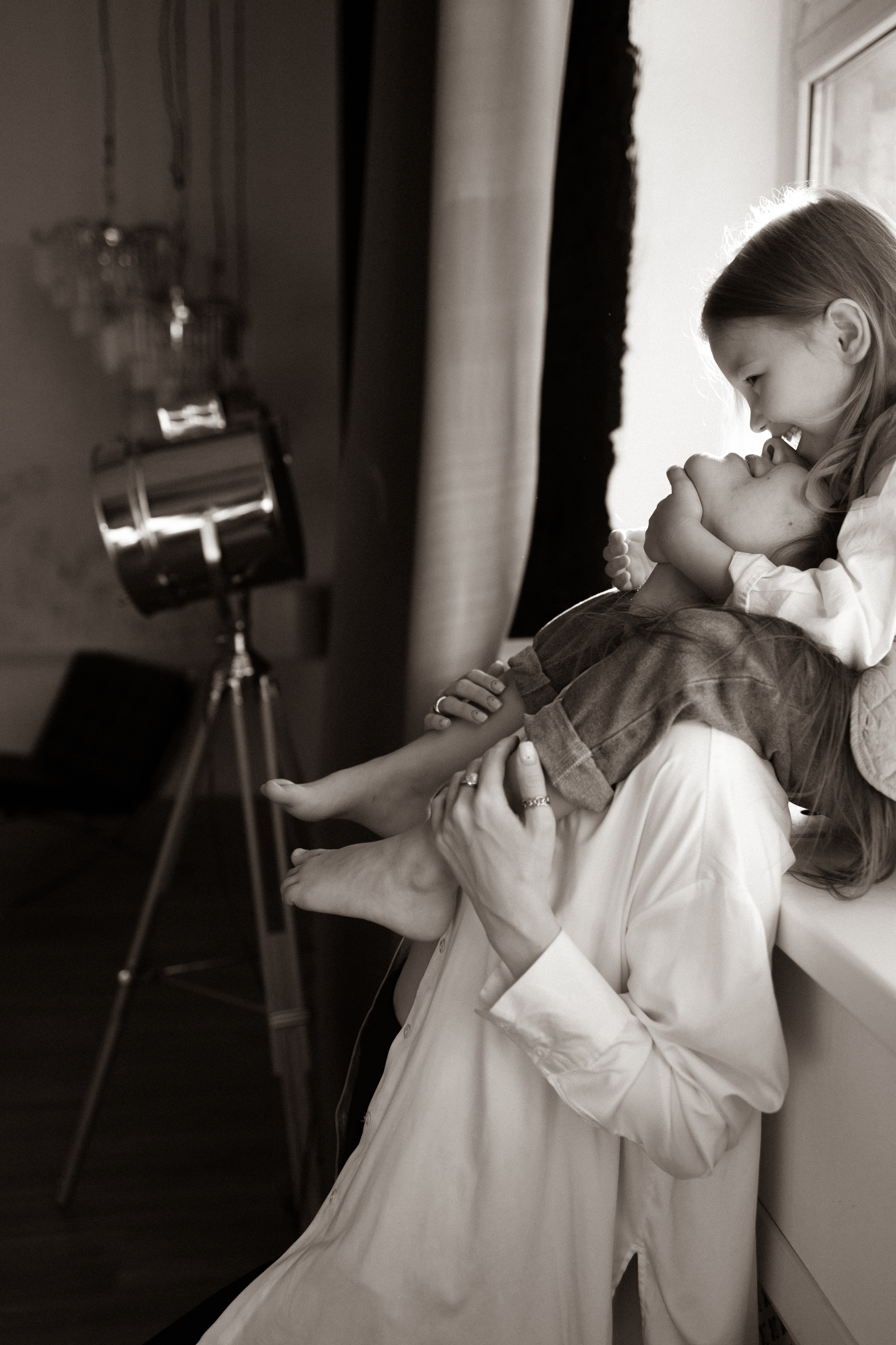 Мама и доча в студии. Фотограф Зарина. Казань