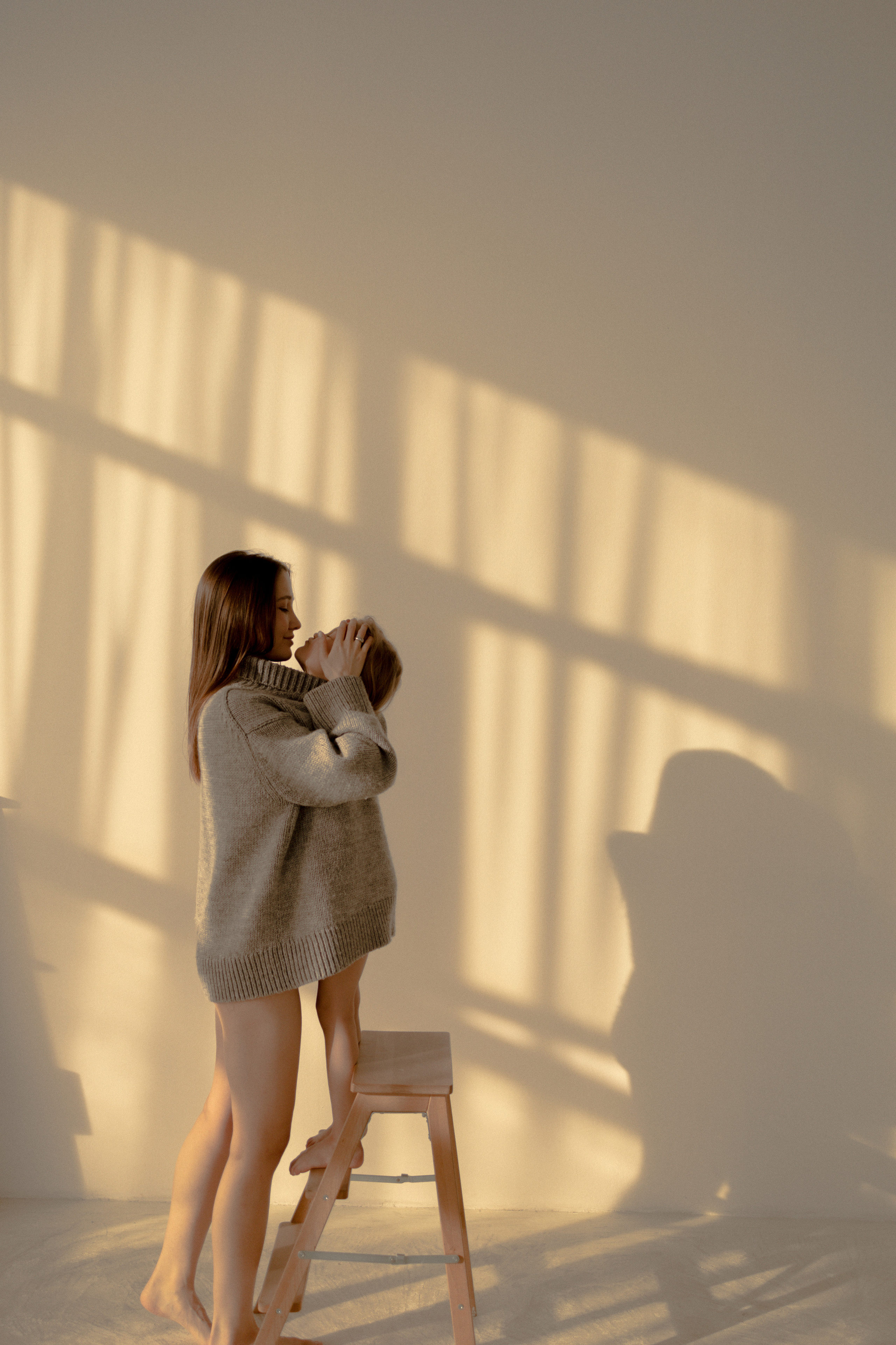 Мама и доча в студии. Фотограф Зарина. Казань