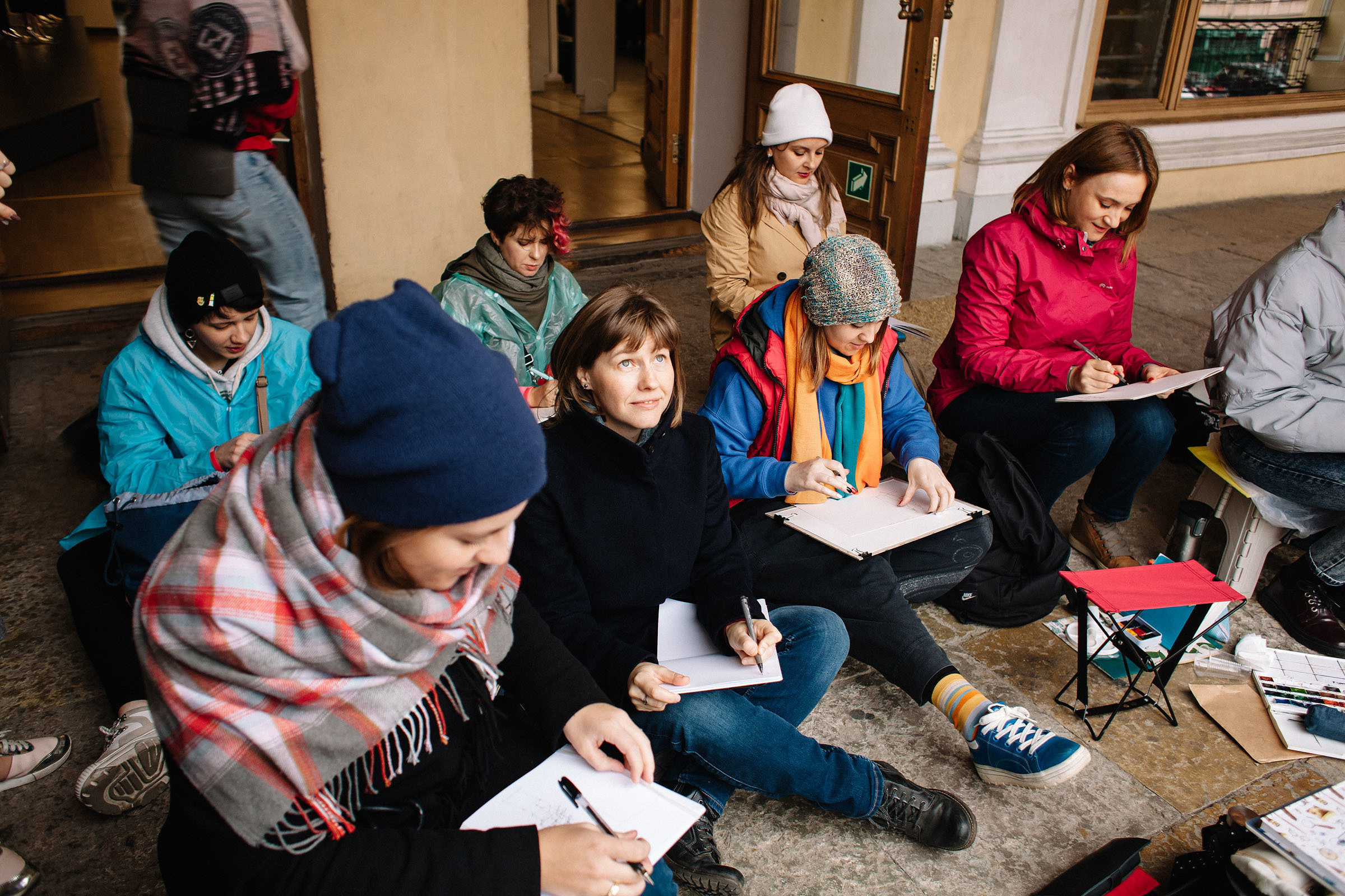 1-й слёт Urban Sketchers Россия SPb|Третий день. Семейный и свадебный фотограф в Майкопе Михаил Мартиросян