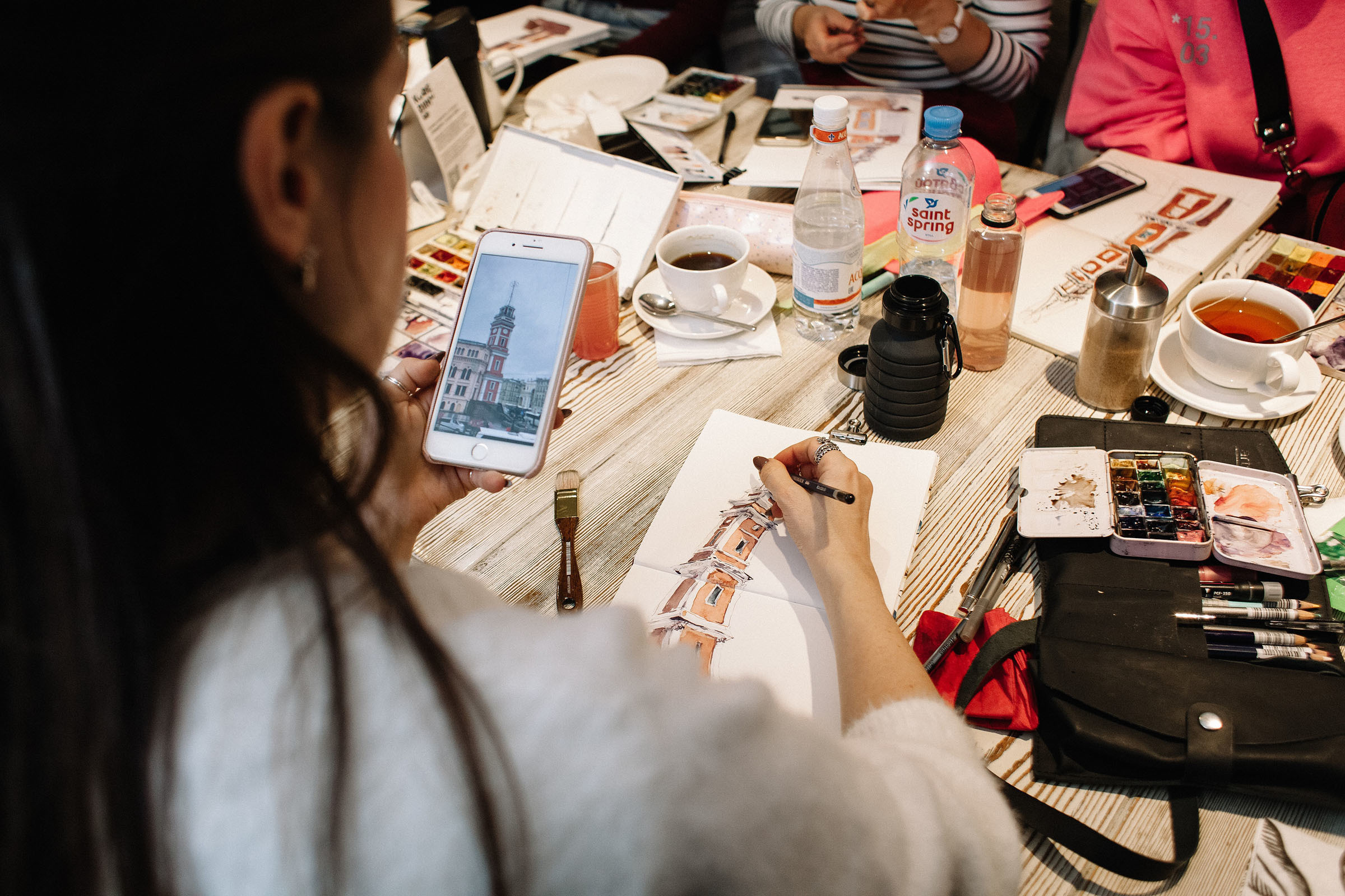 1-й слёт Urban Sketchers Россия SPb|Третий день. Семейный и свадебный фотограф в Майкопе Михаил Мартиросян