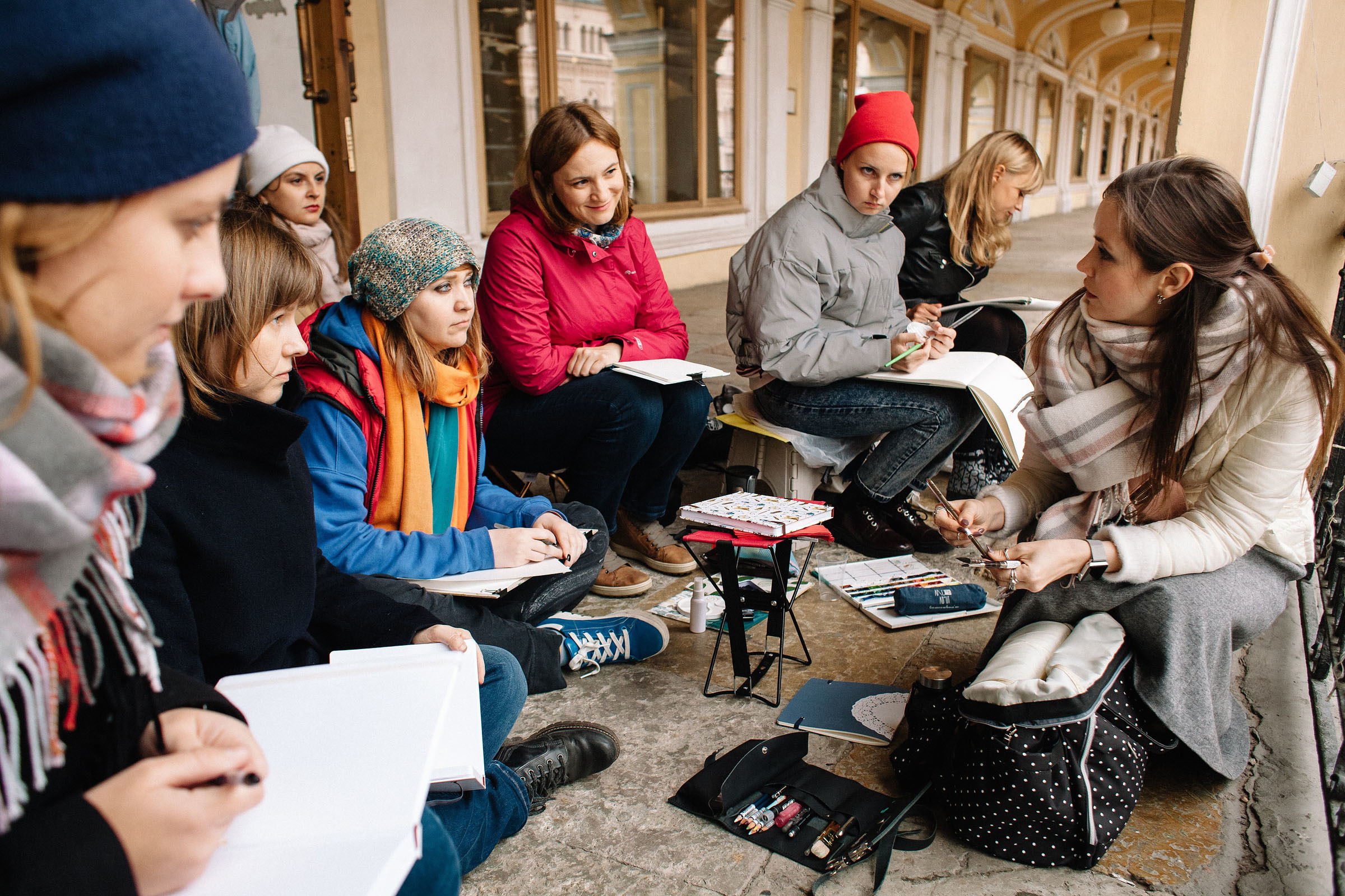 1-й слёт Urban Sketchers Россия SPb|Третий день. Семейный и свадебный фотограф в Майкопе Михаил Мартиросян