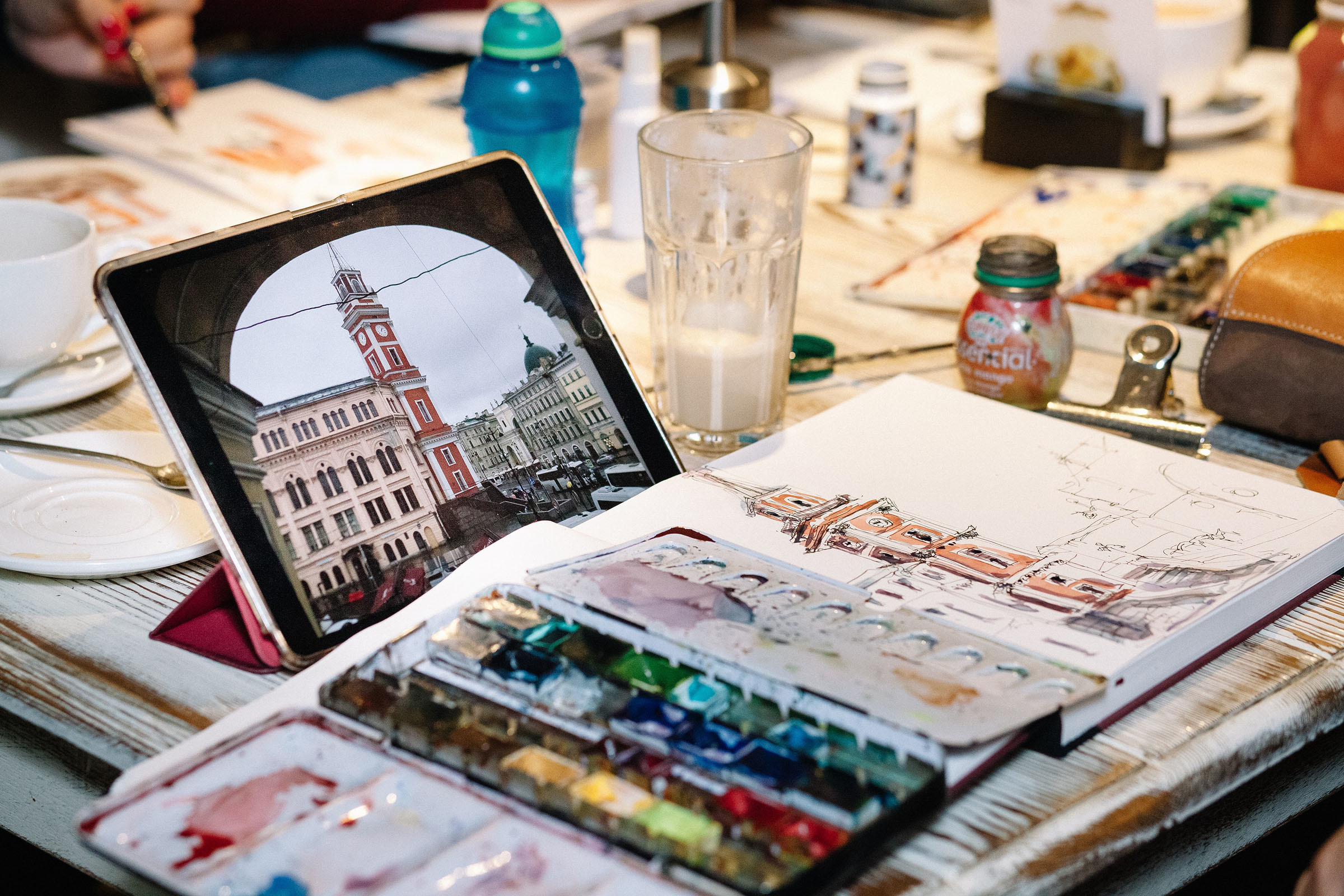 1-й слёт Urban Sketchers Россия SPb|Третий день. Семейный и свадебный фотограф в Майкопе Михаил Мартиросян