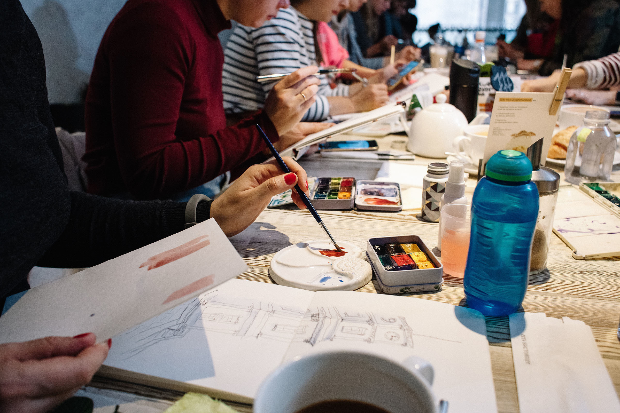 1-й слёт Urban Sketchers Россия SPb|Третий день. Семейный и свадебный фотограф в Майкопе Михаил Мартиросян