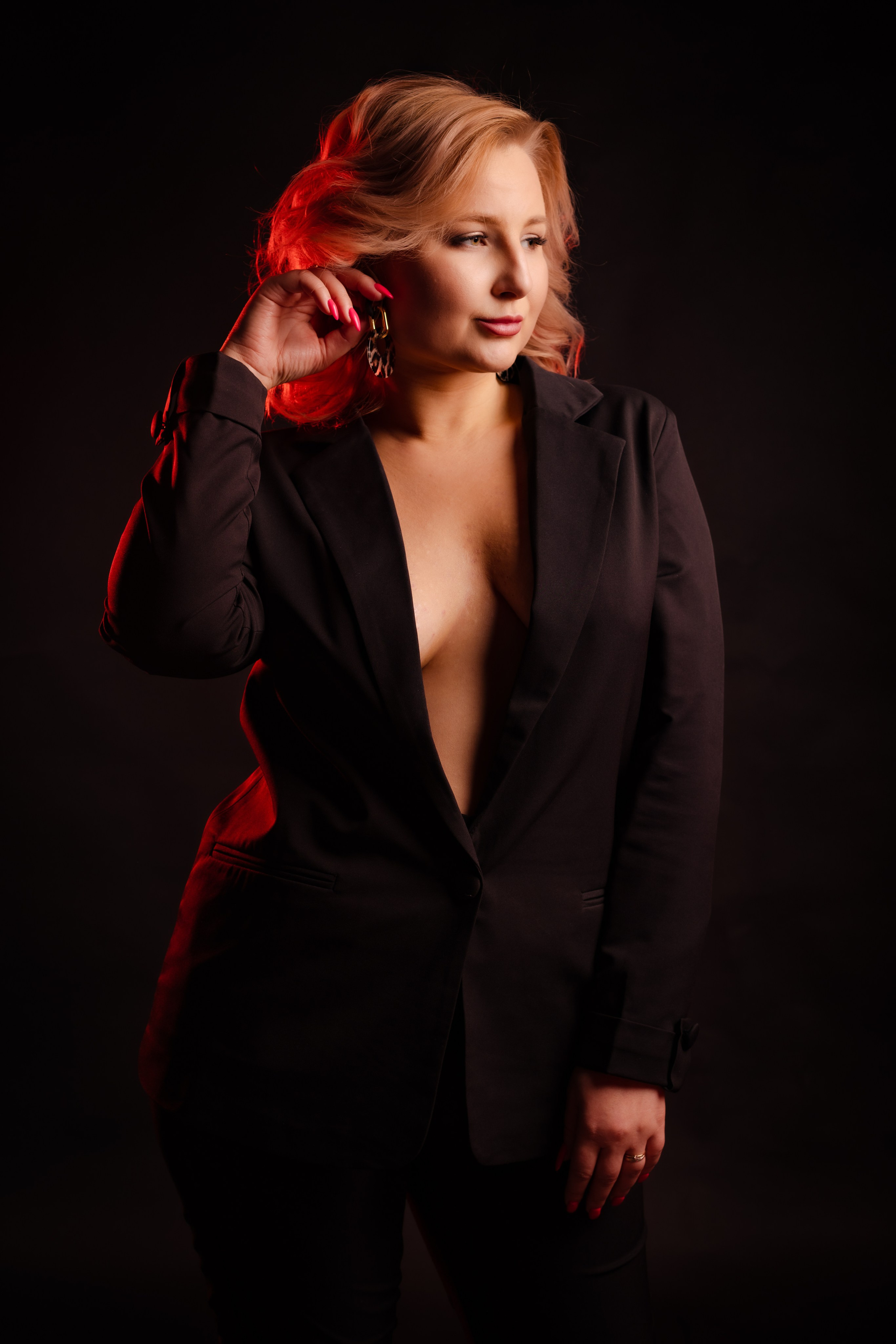 Анна Гламурная в черном. Свадебный фотограф в Москве