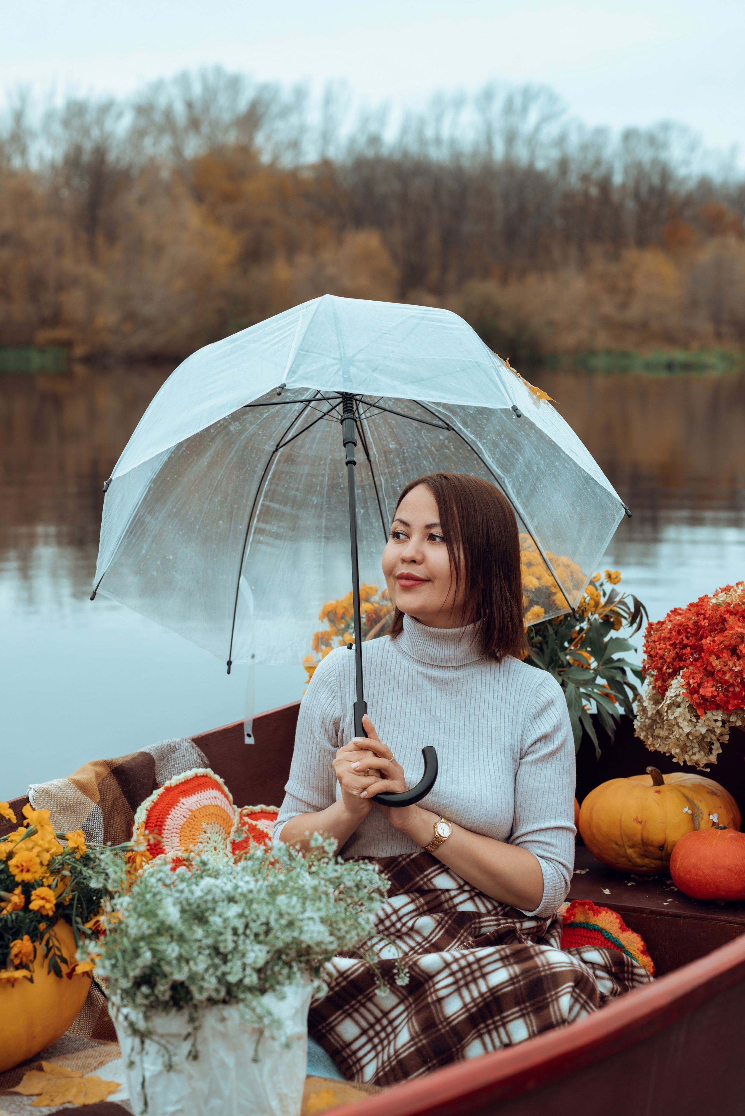 Фотопроект с осенней лодкой. Фотограф в городе Салават