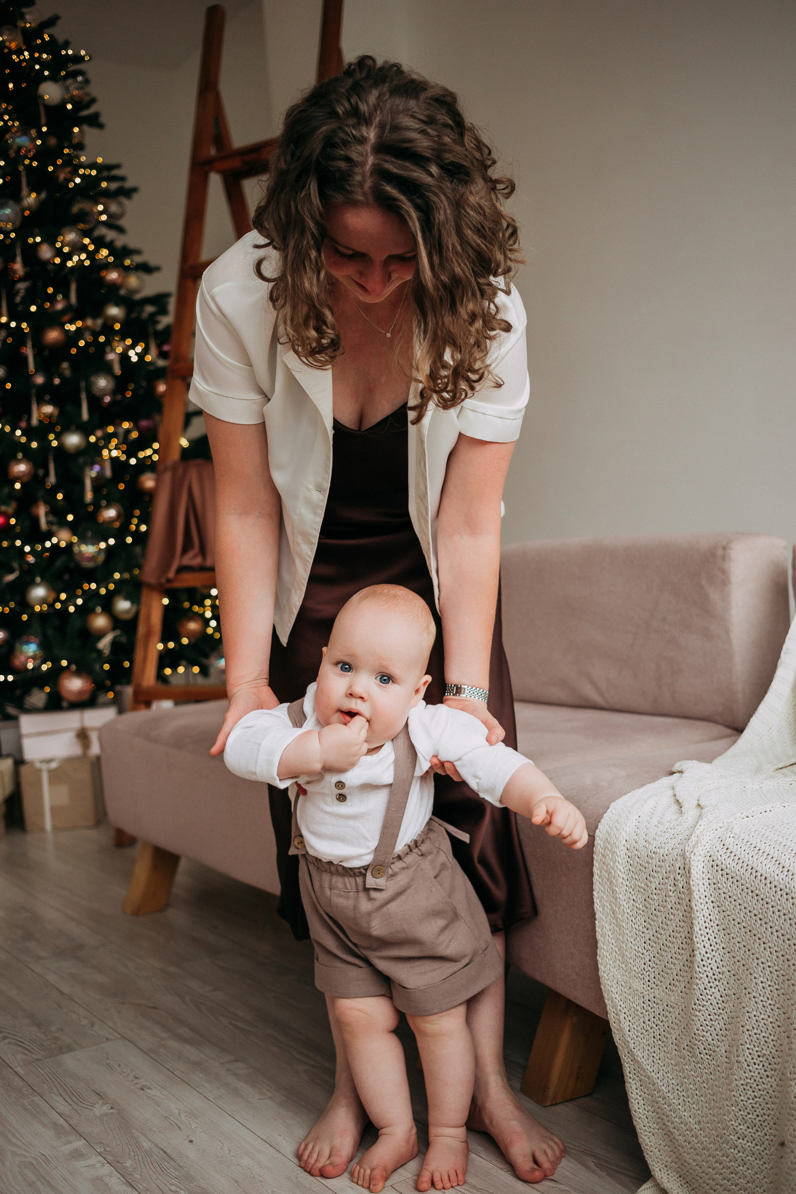 Семейная новогодняя фотосессия. Фотограф в Санкт-Петербурге Гарипова Валерия