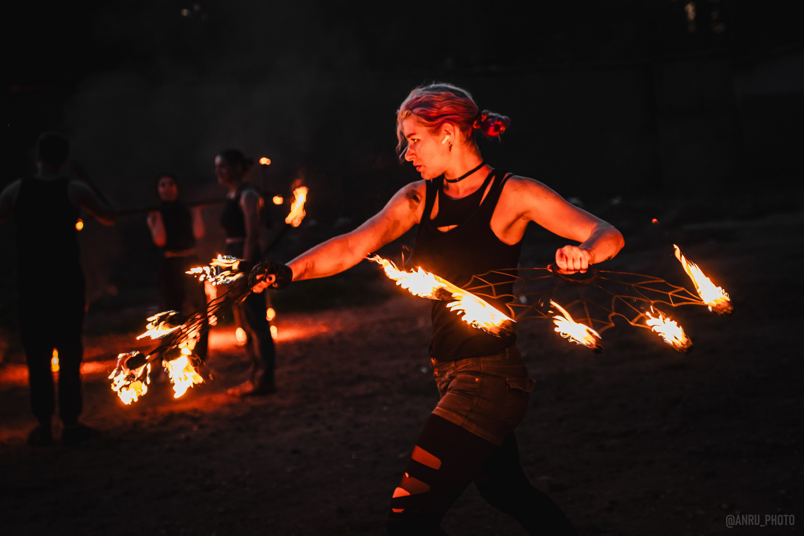 Огненная тренировка. Репортажный фотограф Анастасия Рубцова