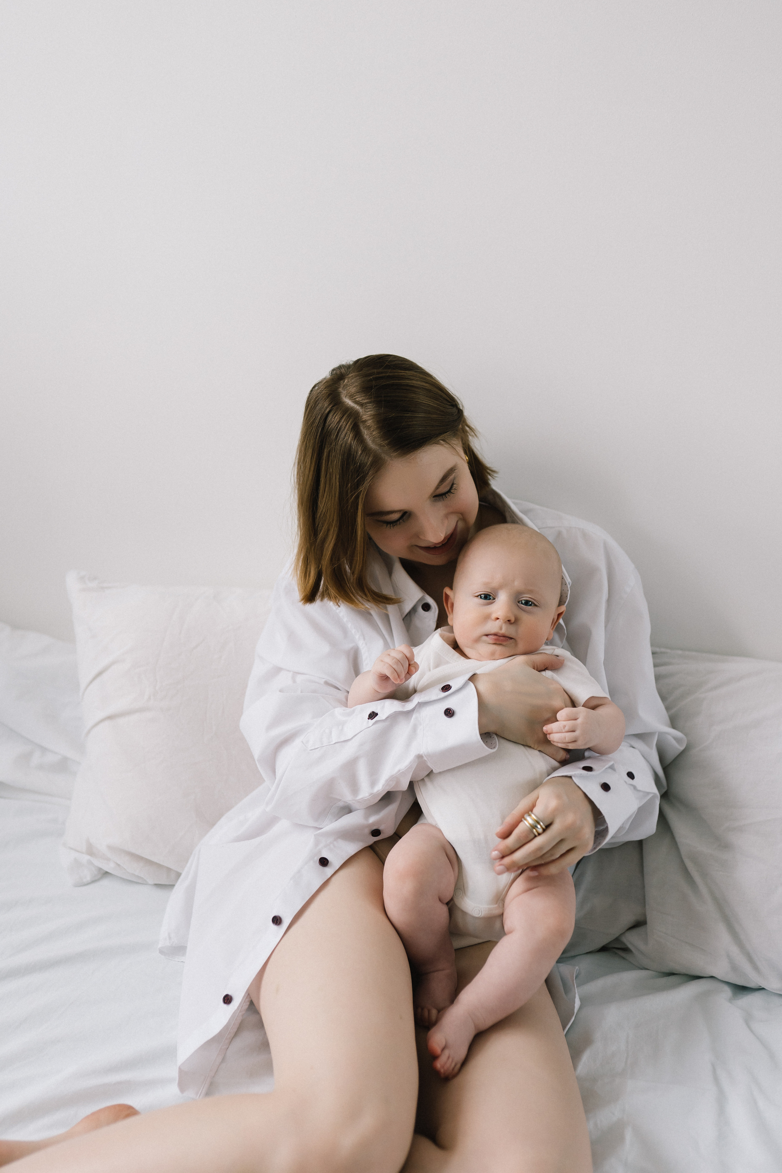 Сьемка новорожденного дома. Фотограф новорожденных Москва, Домодедово