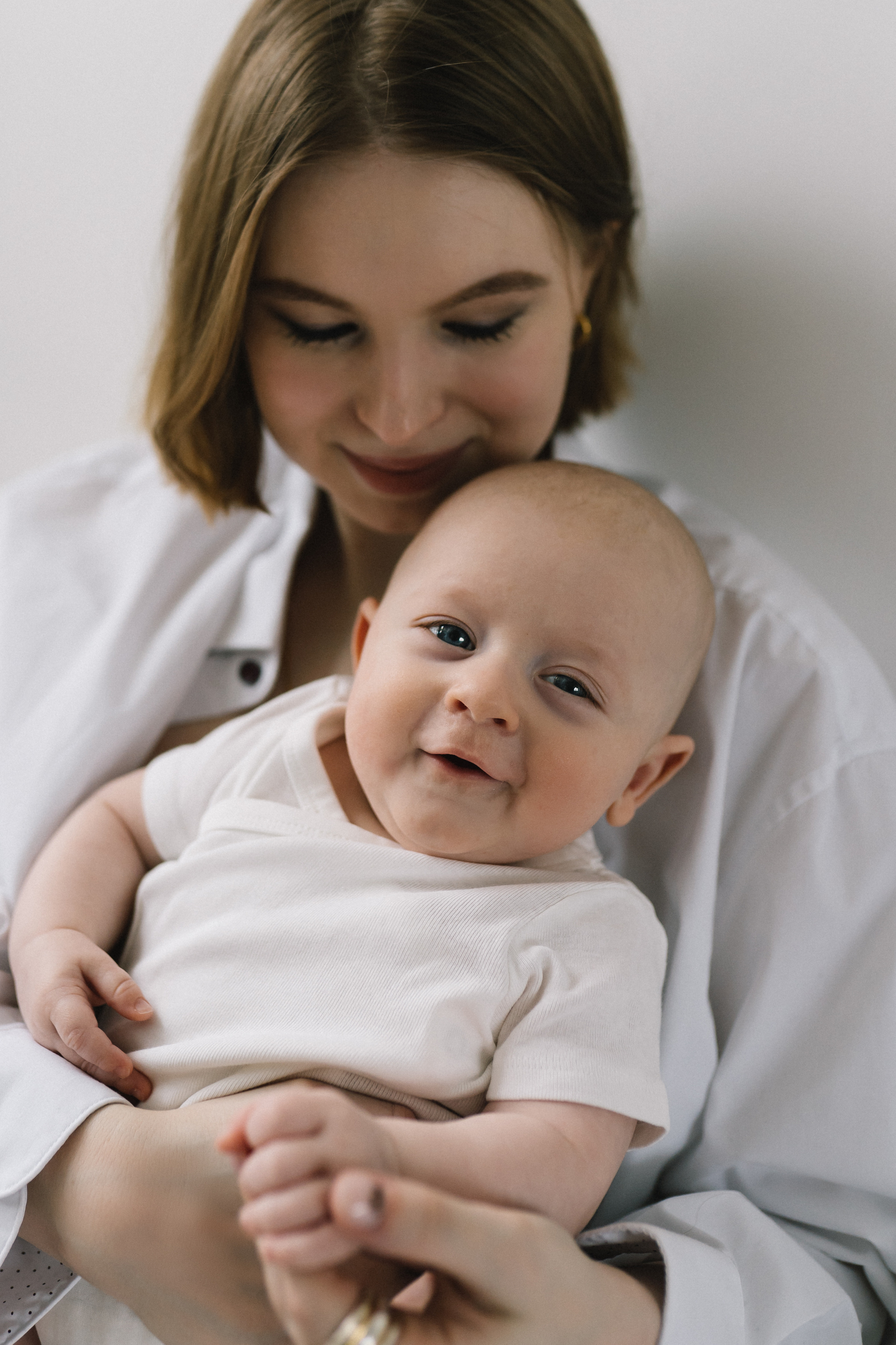 Сьемка новорожденного дома. Фотограф новорожденных Москва, Домодедово