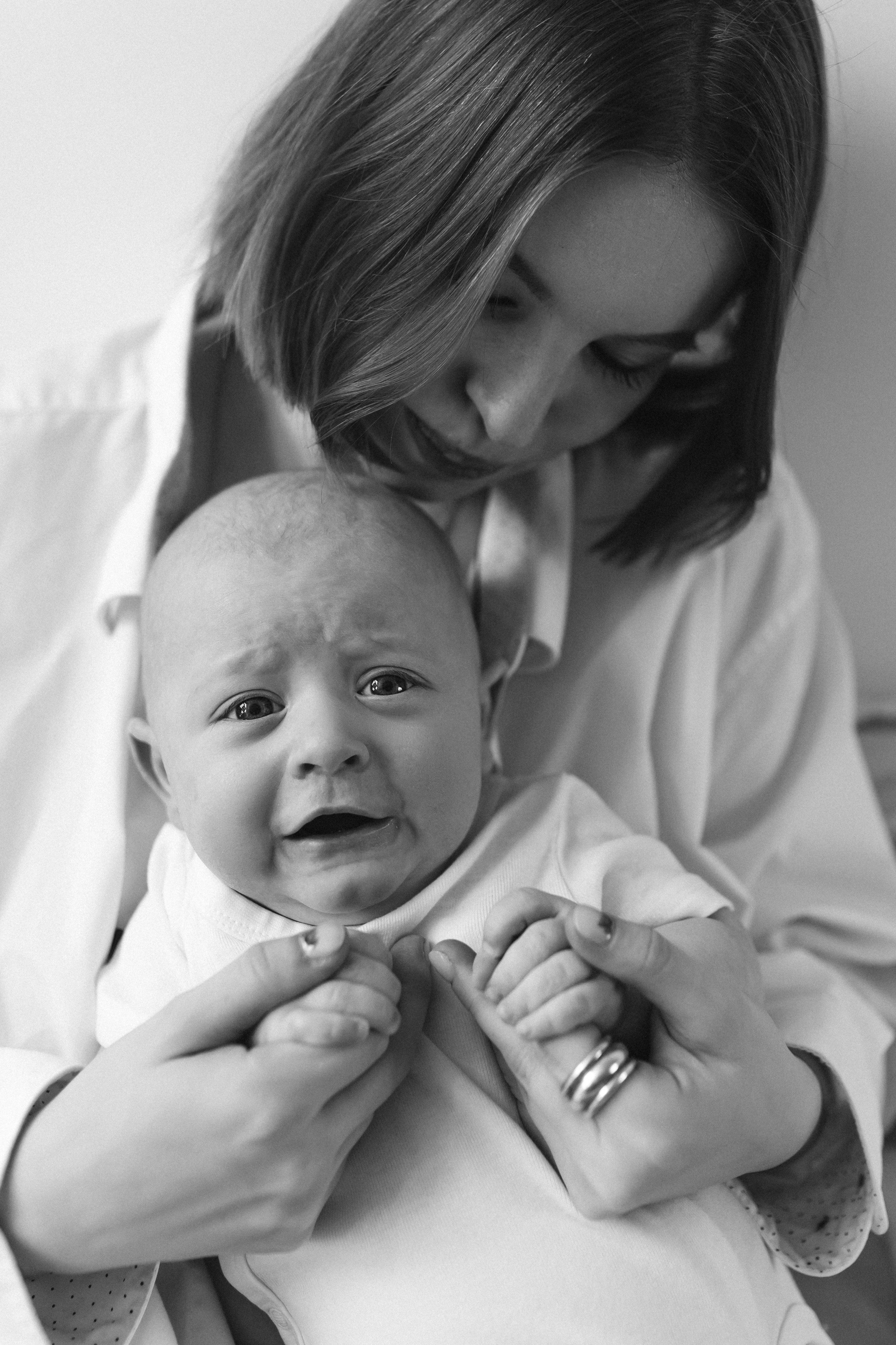 Сьемка новорожденного дома. Фотограф новорожденных Москва, Домодедово