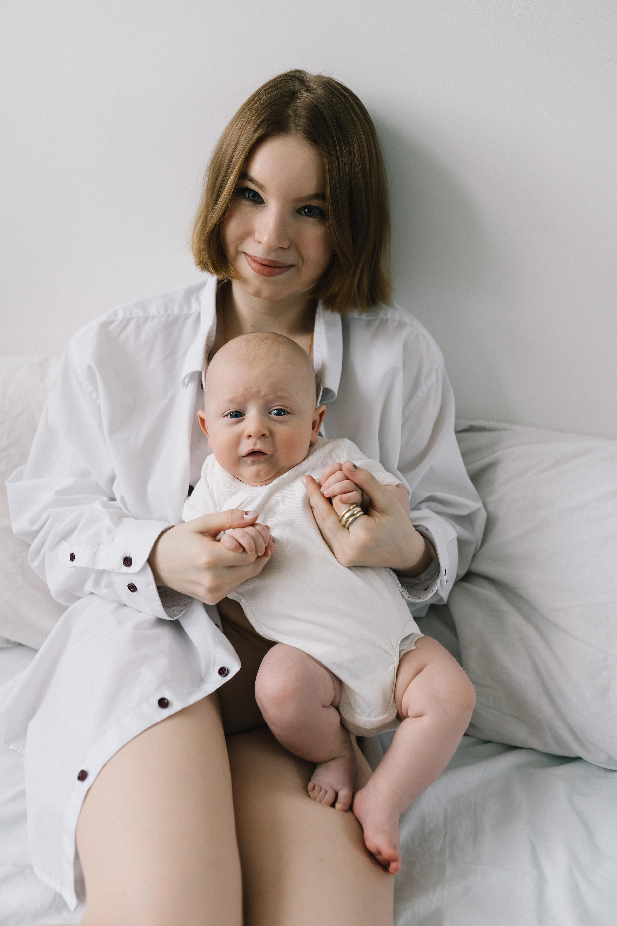 Сьемка новорожденного дома. Фотограф новорожденных Москва, Домодедово