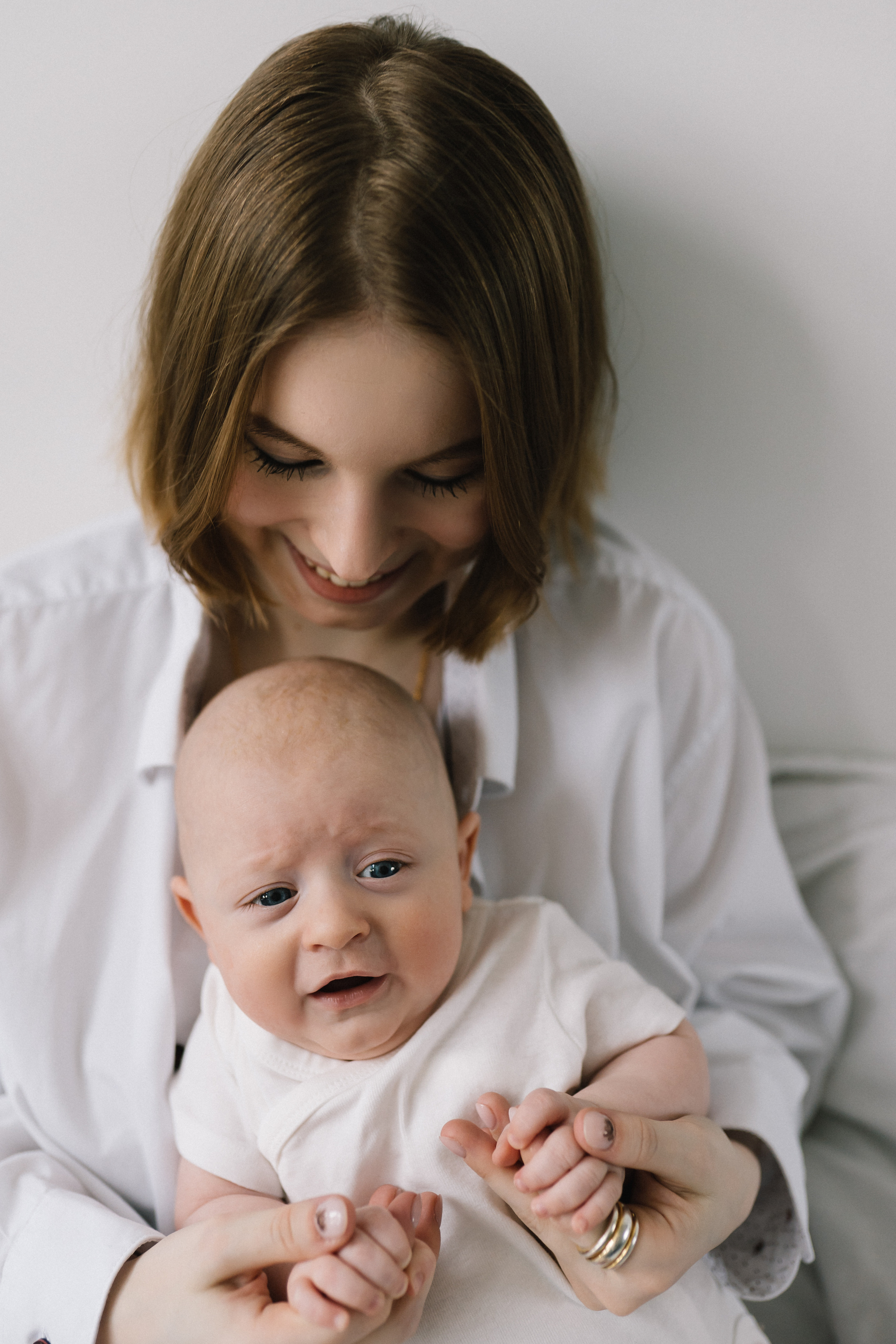 Сьемка новорожденного дома. Фотограф новорожденных Москва, Домодедово