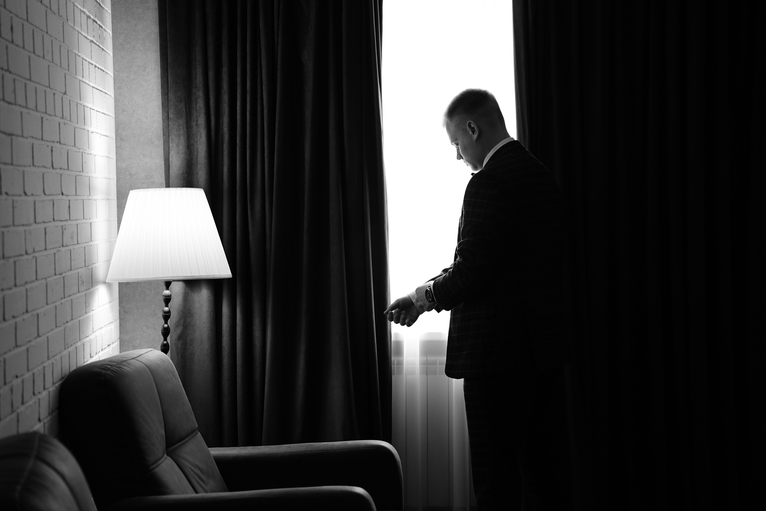 Антон и Маргарита чб. Свадебный фотограф в Самаре Анна Ковалева