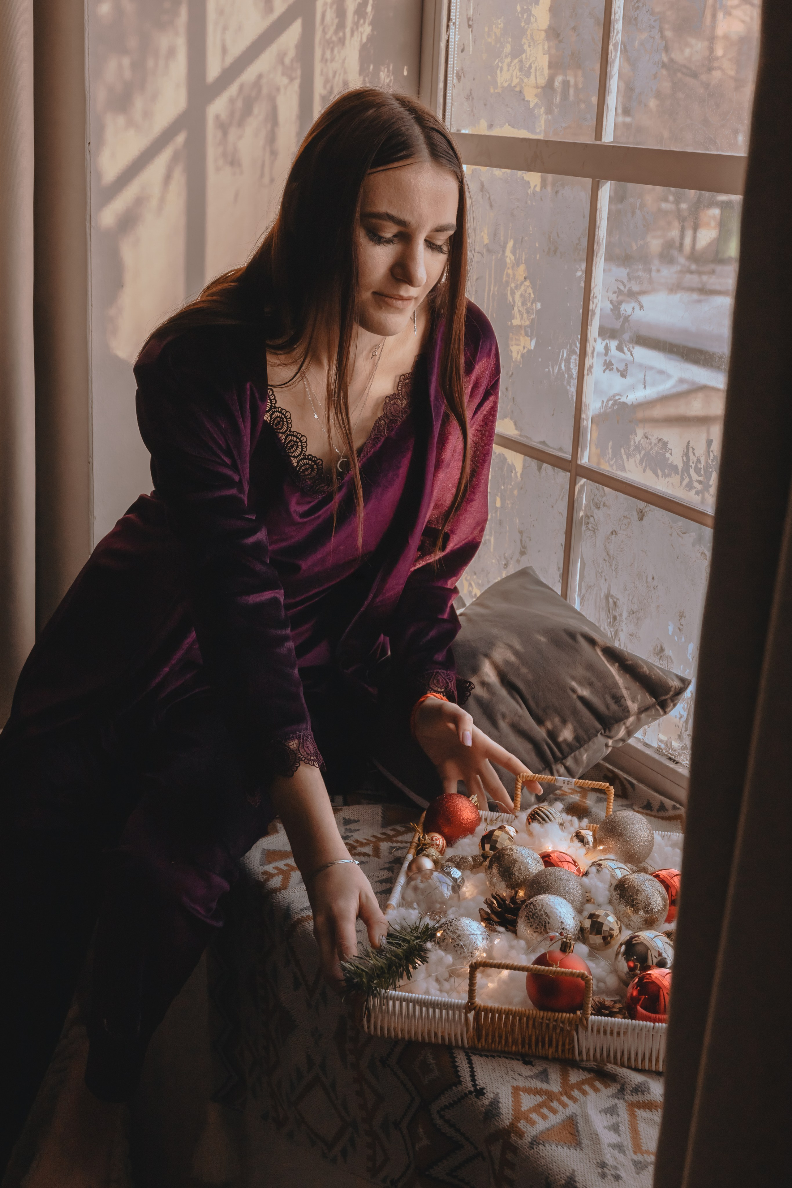 Лера. Индивидуальная новогодняя фотосессия. Фотограф во Владивостоке. Юрганова Анна