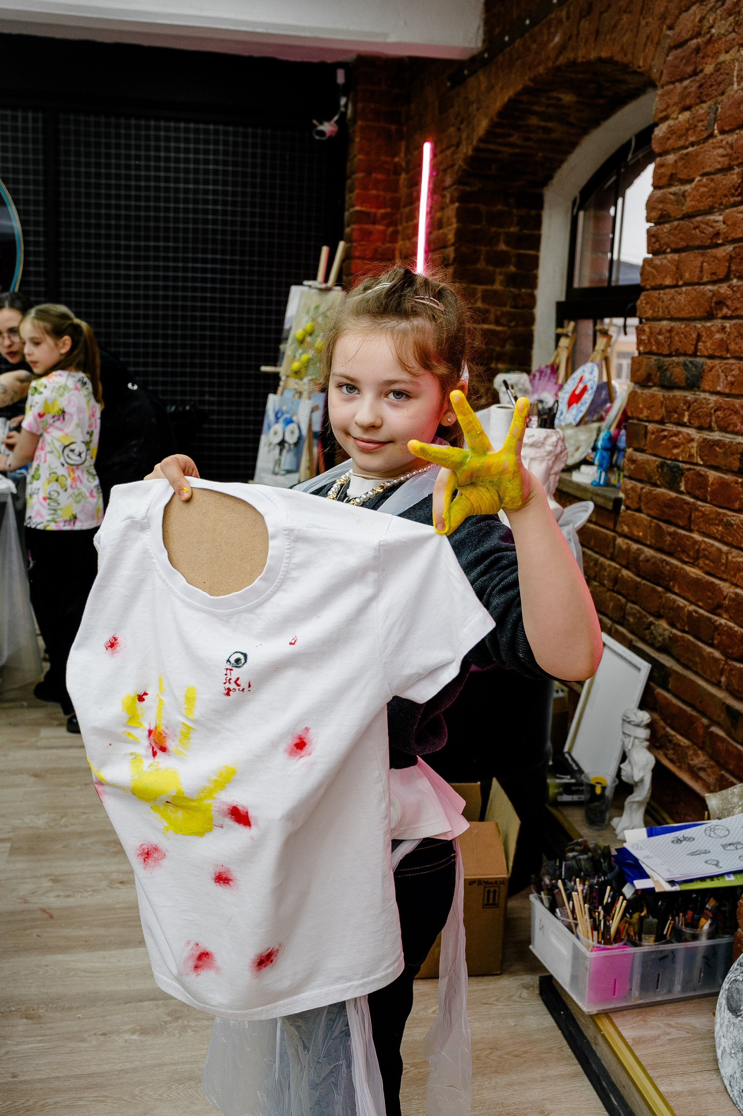 Детский День рождения. Мк роспись футболок. Alice_insomnia