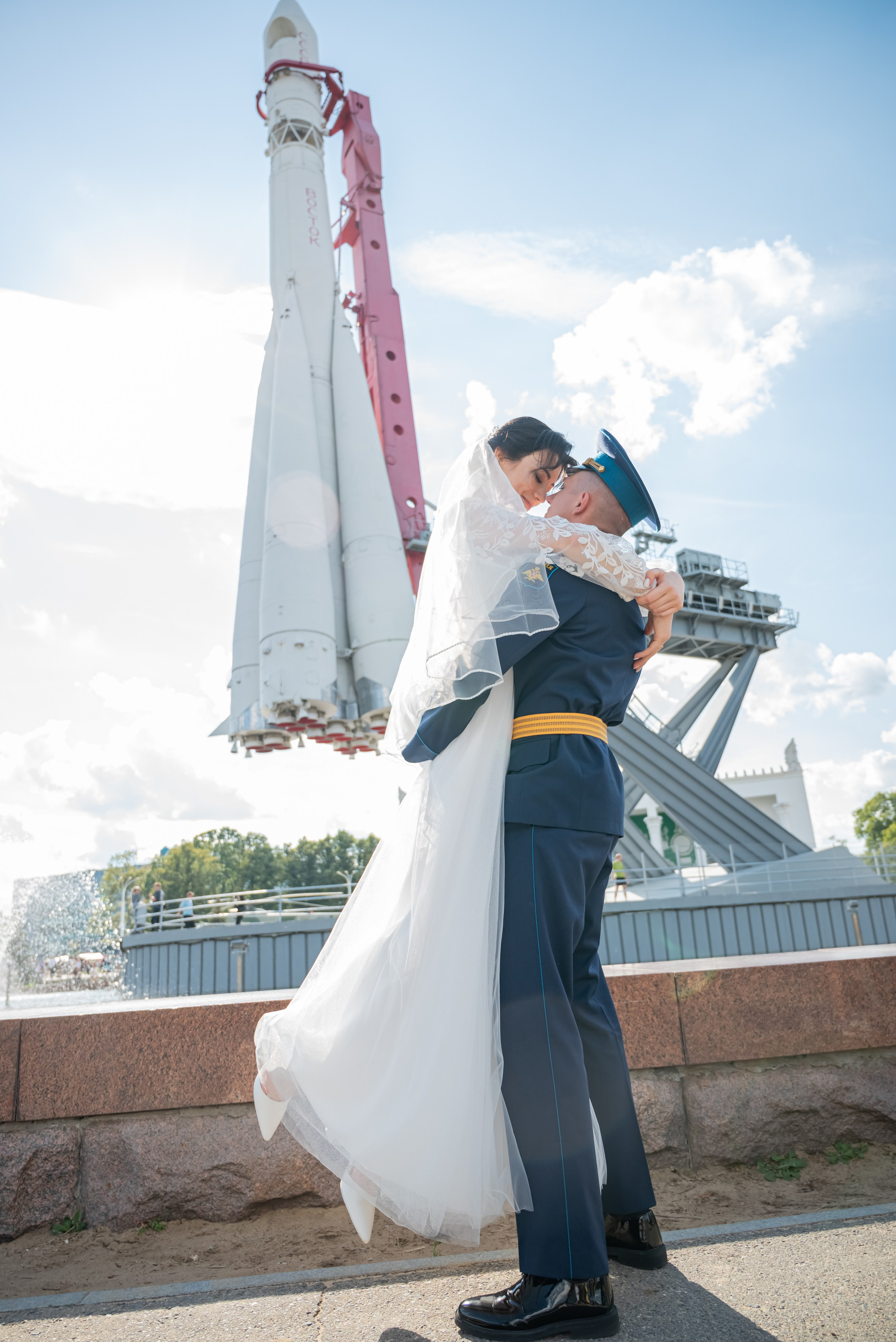 Фотосессия с ракетой ВДНХ