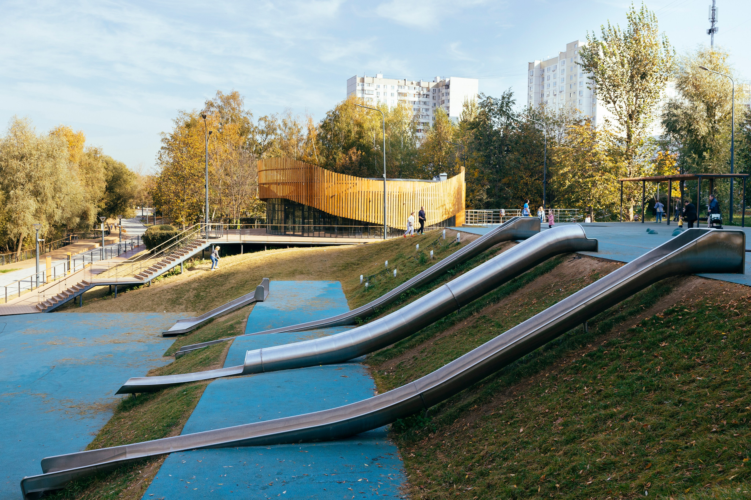 Фотосъемка для архитектурного бюро А4 «Парк Яуза». Фотограф Георгий Нигматулин