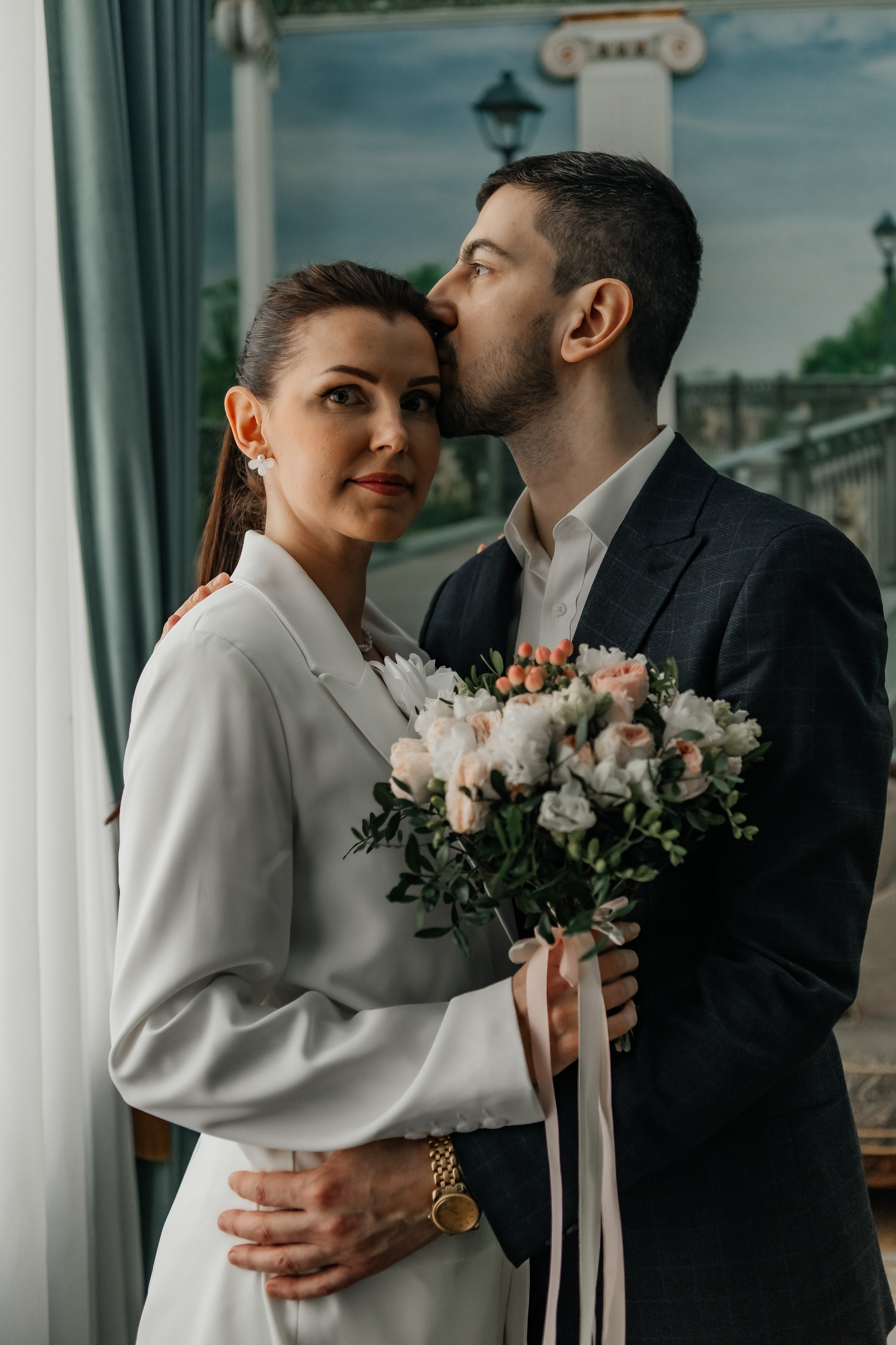 Фотосессия регистрации в Грибоедовском ЗАГСе. Свадебный фотограф в Москве