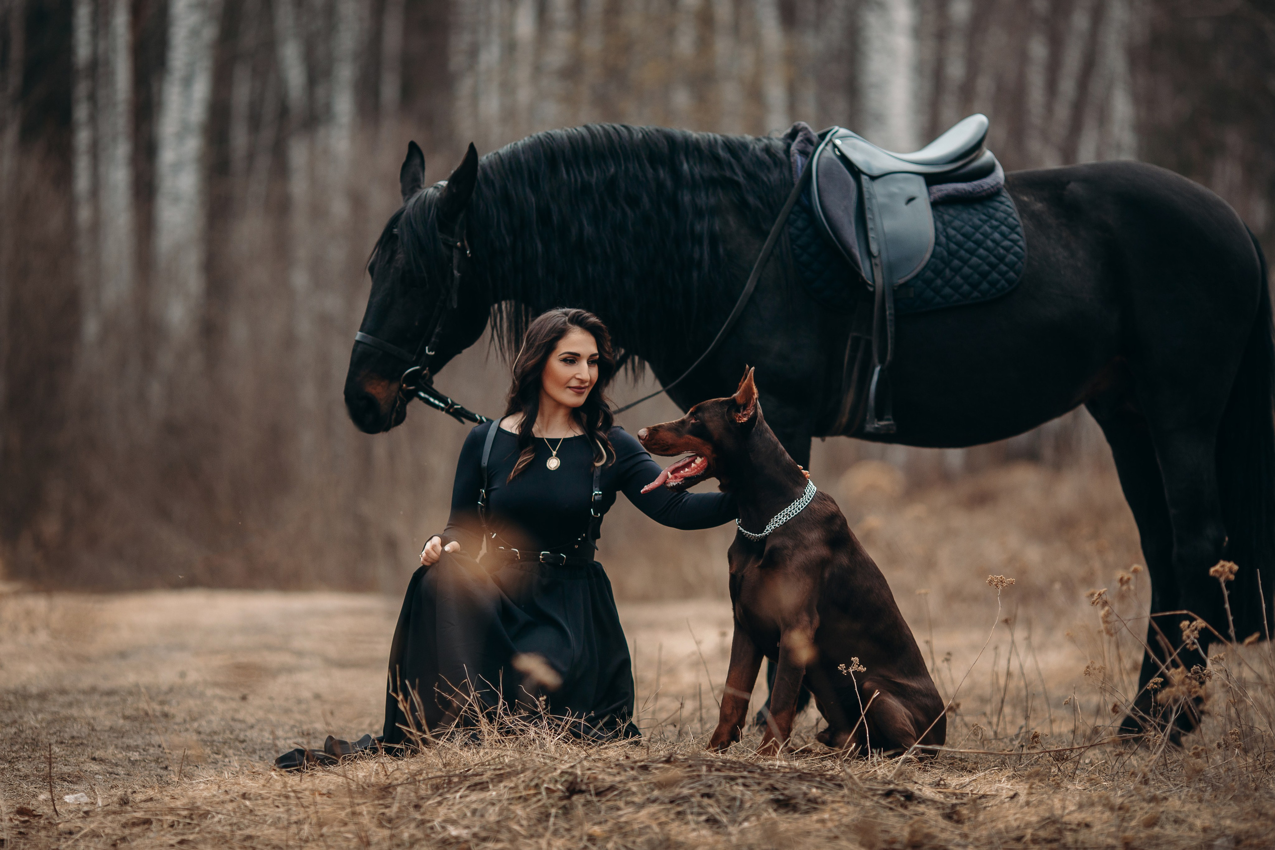 Анна, Басмач и Кипер. Анна Молчанова конный фотограф в Тюмени | фотосессии с лошадьми Тюмень