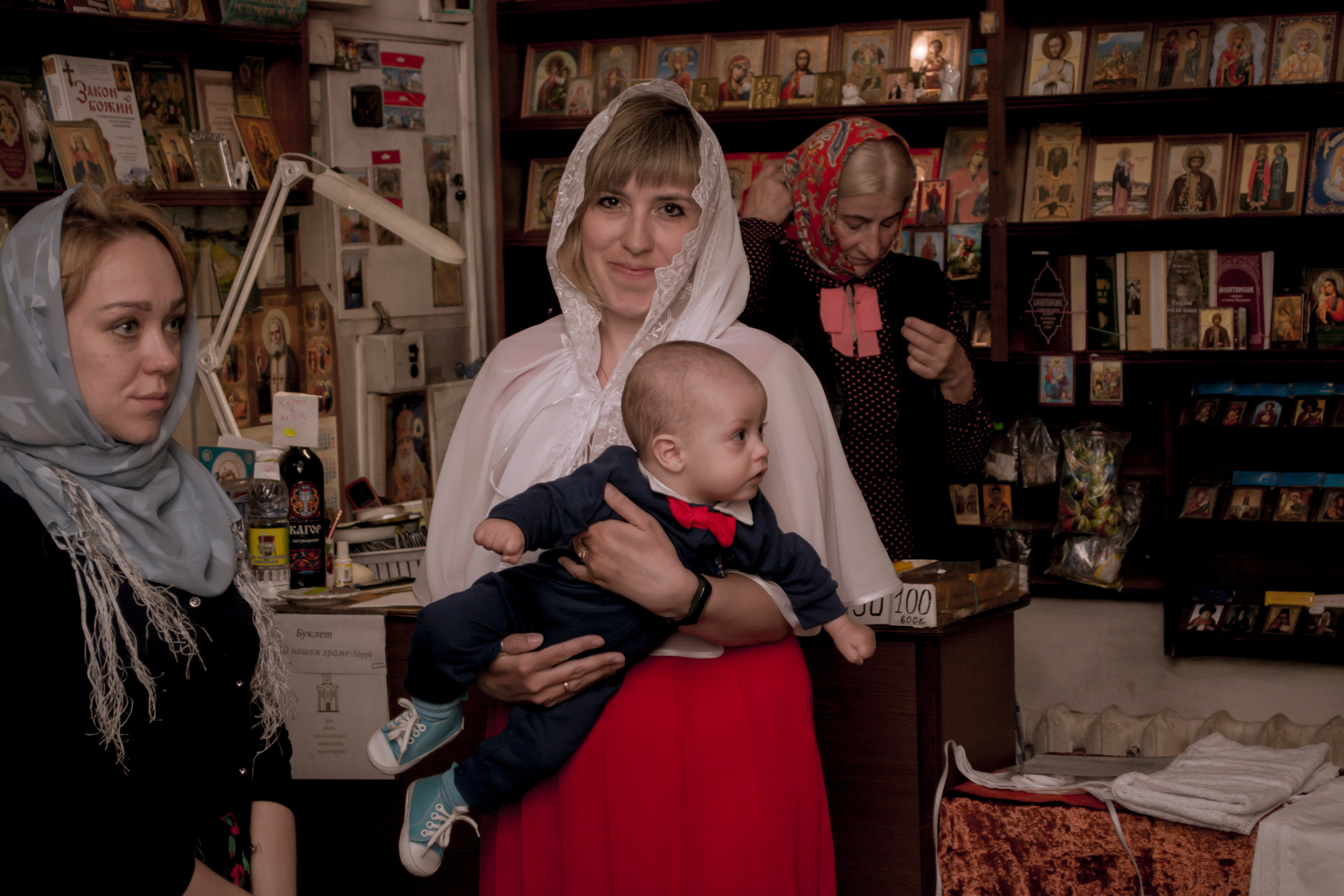 Крещение Никиты в храме Михаила Тверского г. Тверь. Фотограф Евгений Егоров