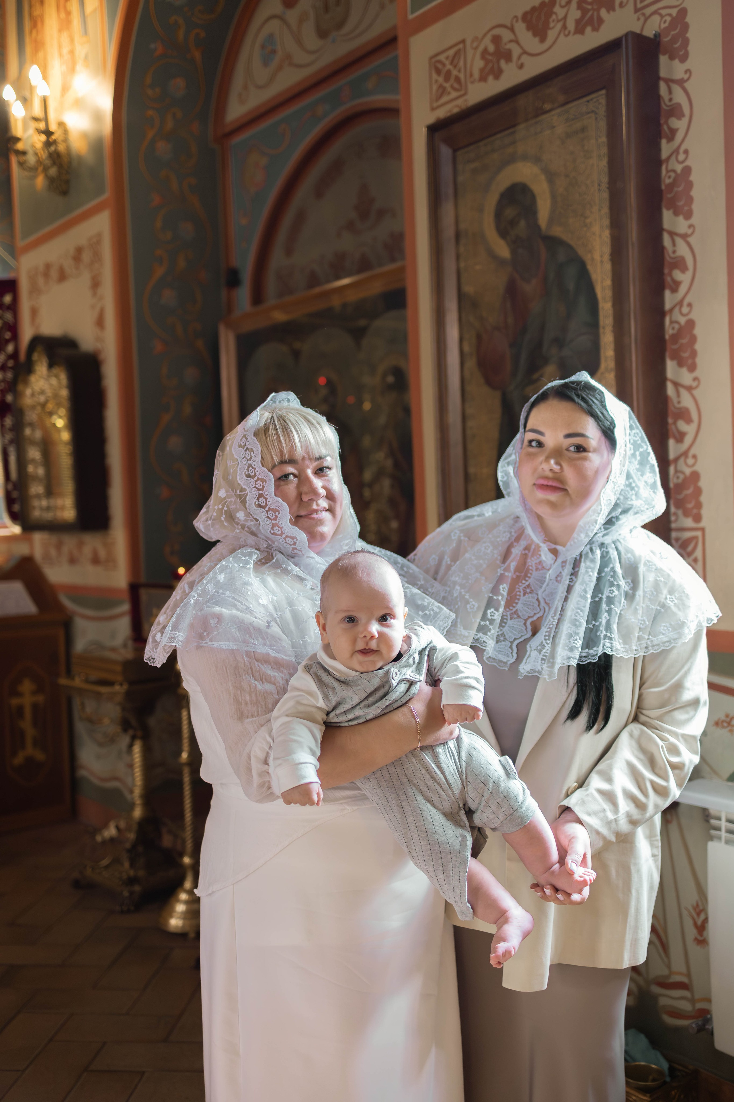 Таинство Крещения Евгения. Фотограф новорождённых Newborn Москва