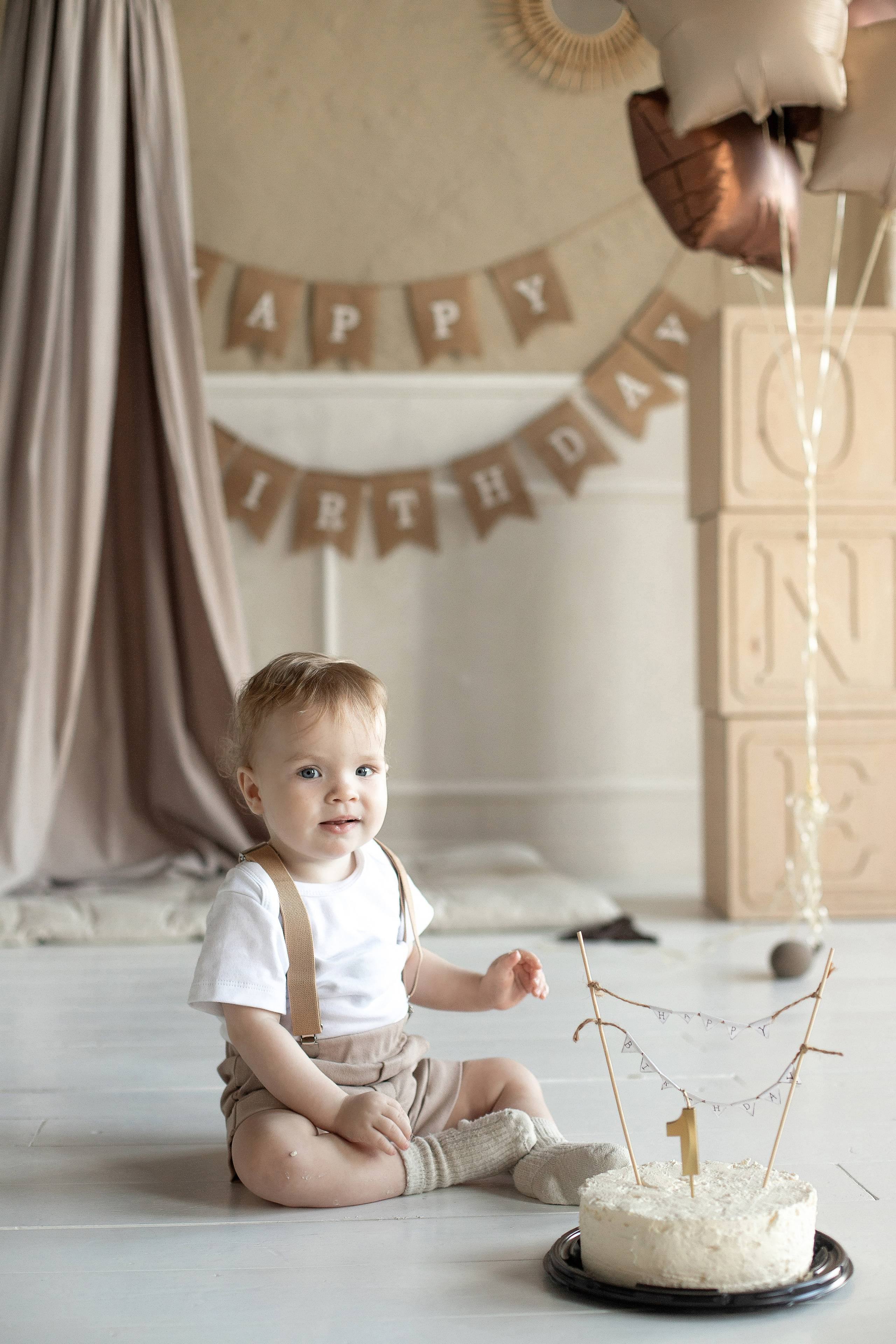 Годик малышу. Семейный и детский фотограф в Красноярске Анна Маюрова