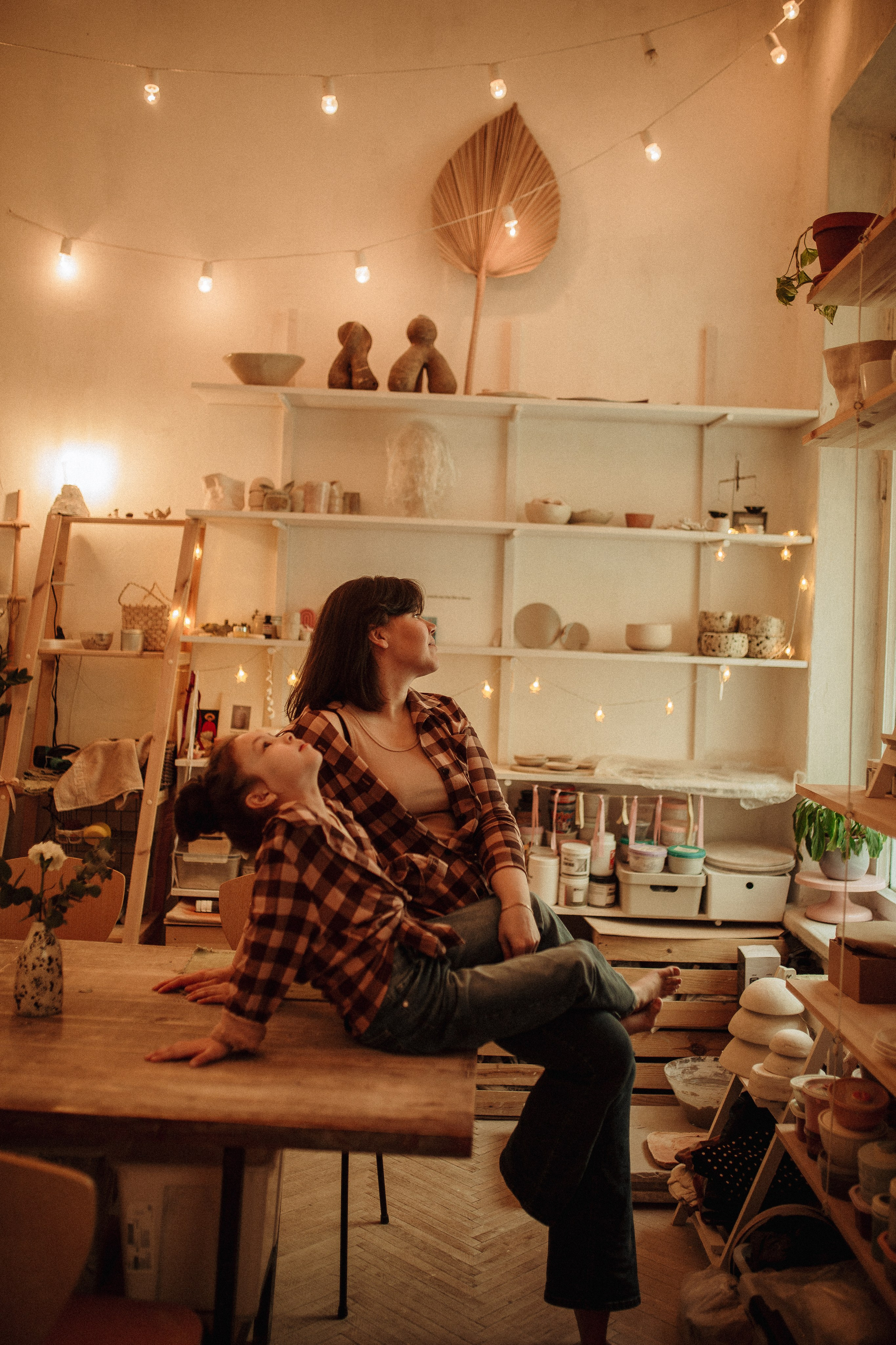 Дина & София гончарная. Семейный и Свадебный фотограф в Санкт-Петербурге Плохая Екатерина