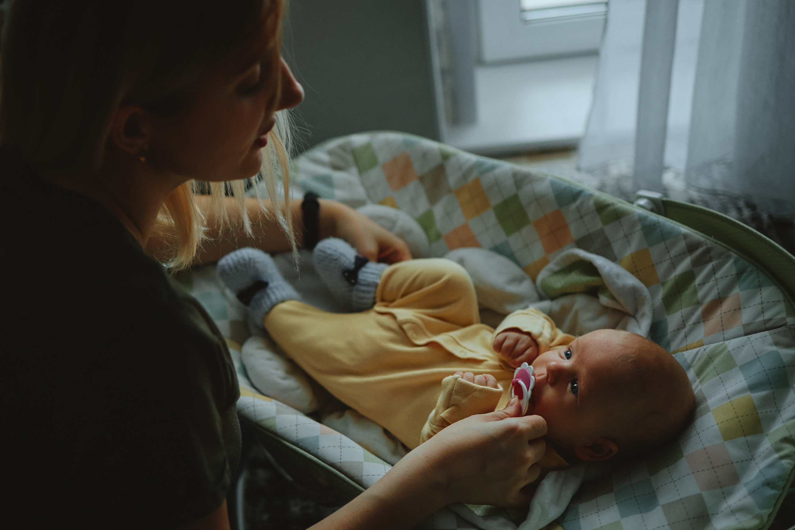 Надежда и маленький Гриша. Фотограф Жанна Лефлер