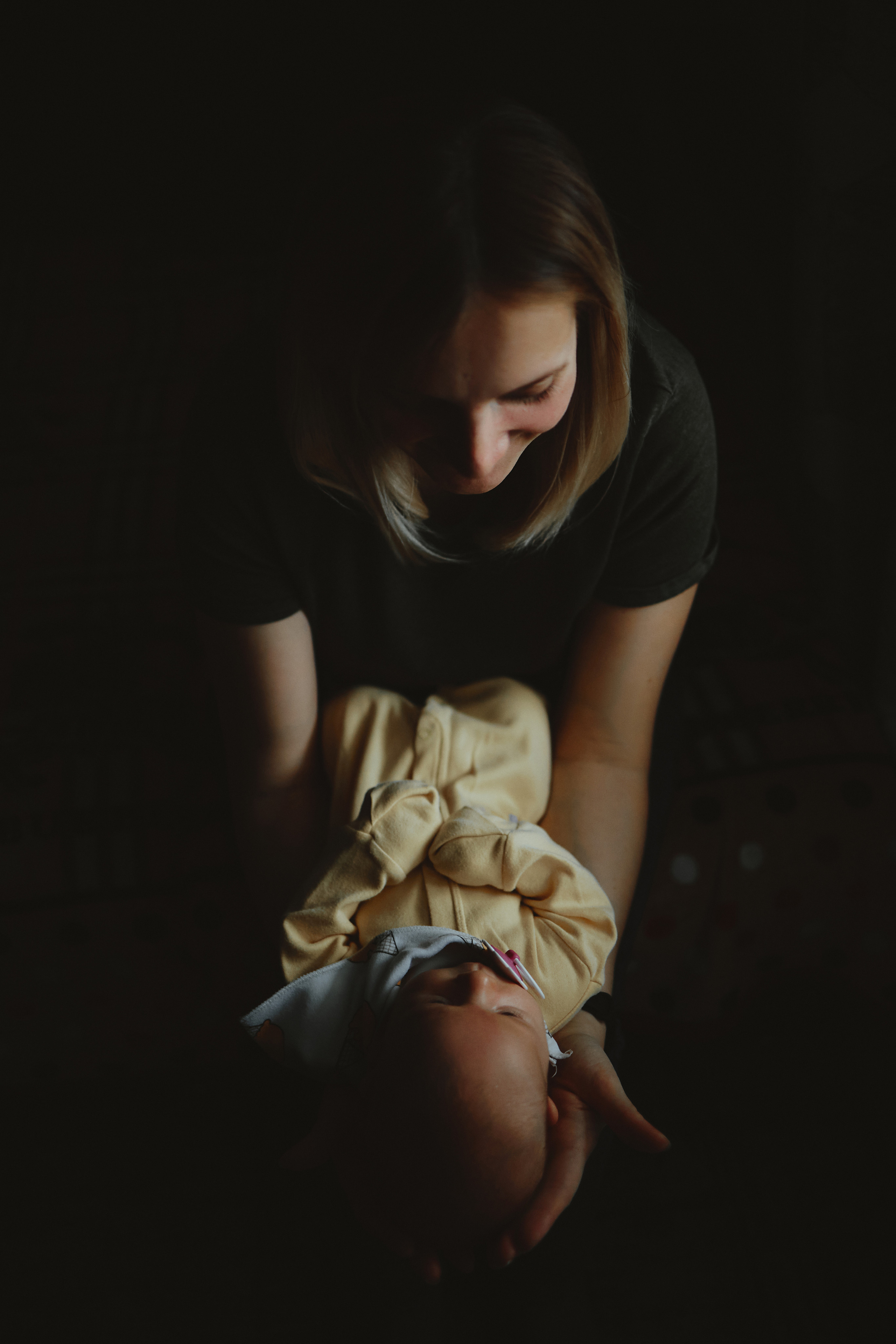 Надежда и маленький Гриша. Фотограф Жанна Лефлер