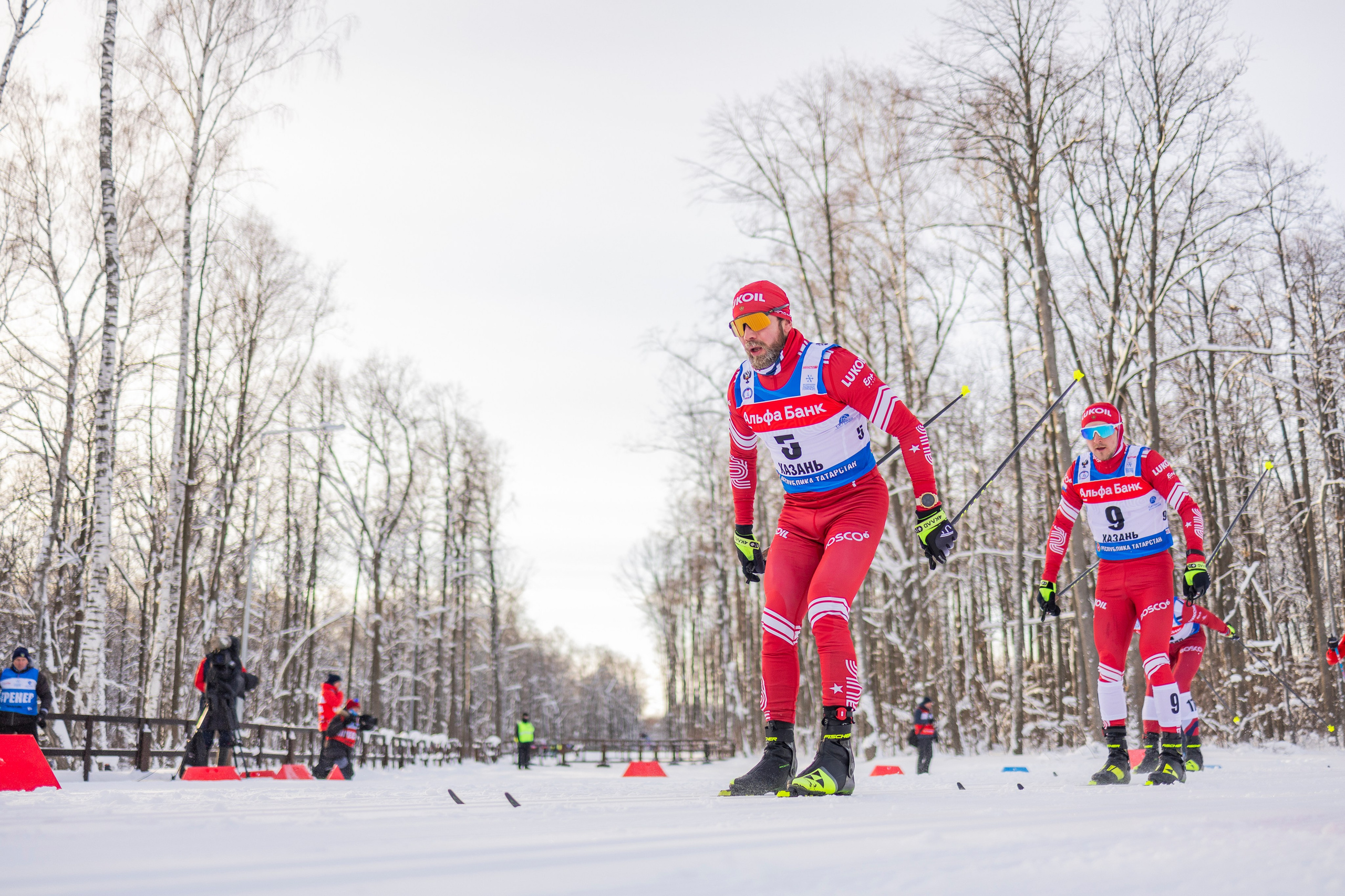 Кубок России по лыжным гонкам. Мужчины скиатлон. Спортивный репортажный фотограф Казань Нафис Сиразетдинов