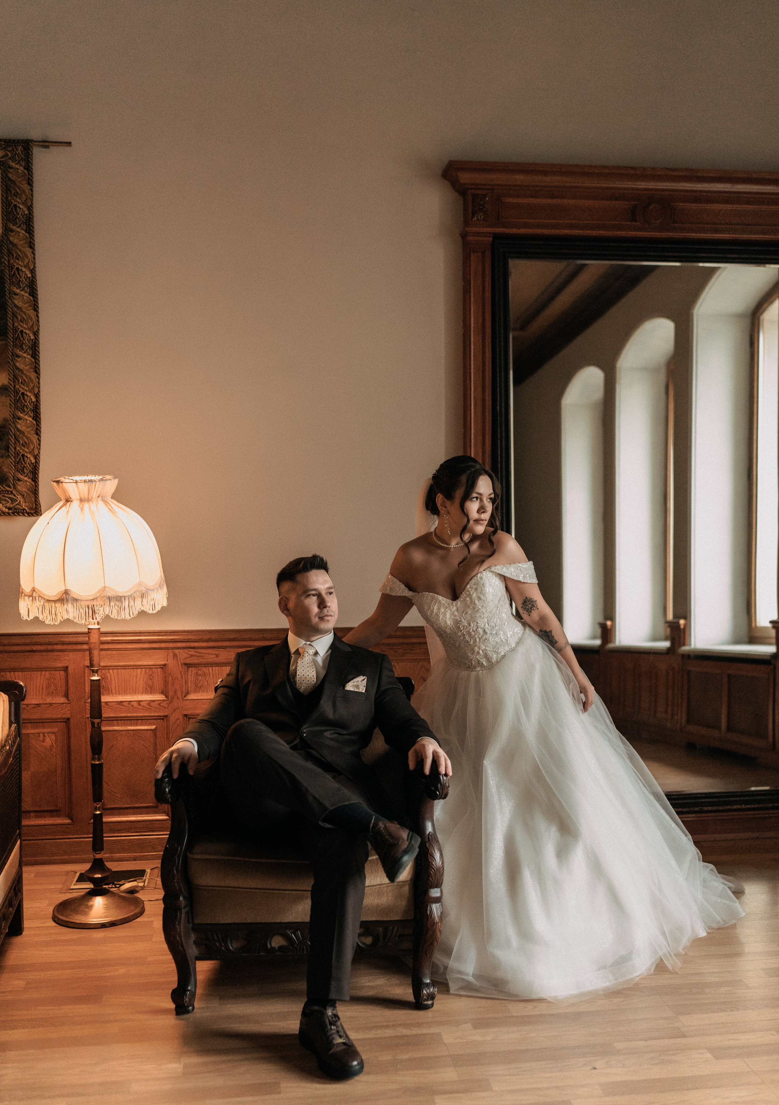 Свадебная фотосессия в студии. Федосова Елизавета. Свадебный фотограф в СПб.