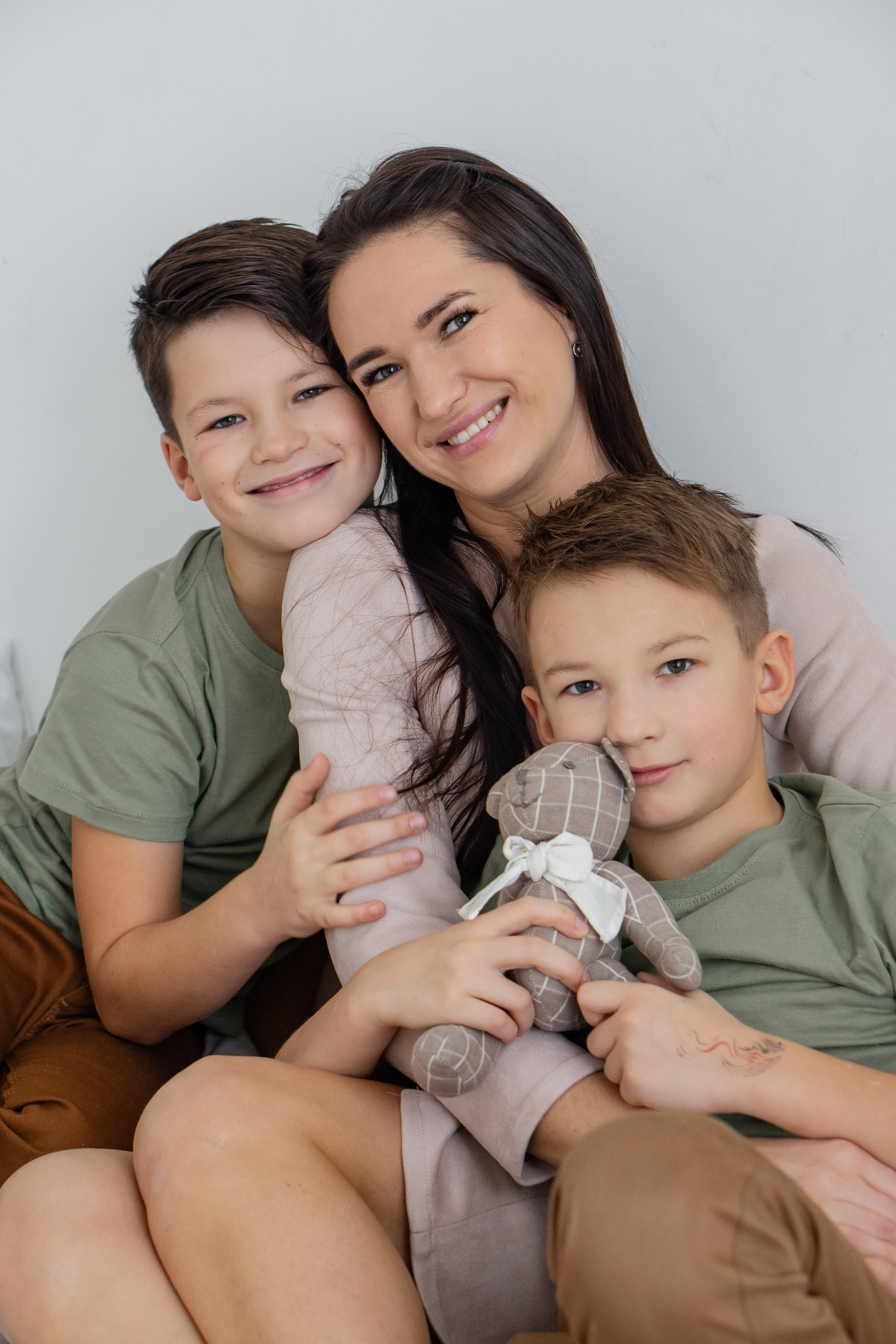 Семья Н. в фотостудии. Фотограф Ольга Игорева