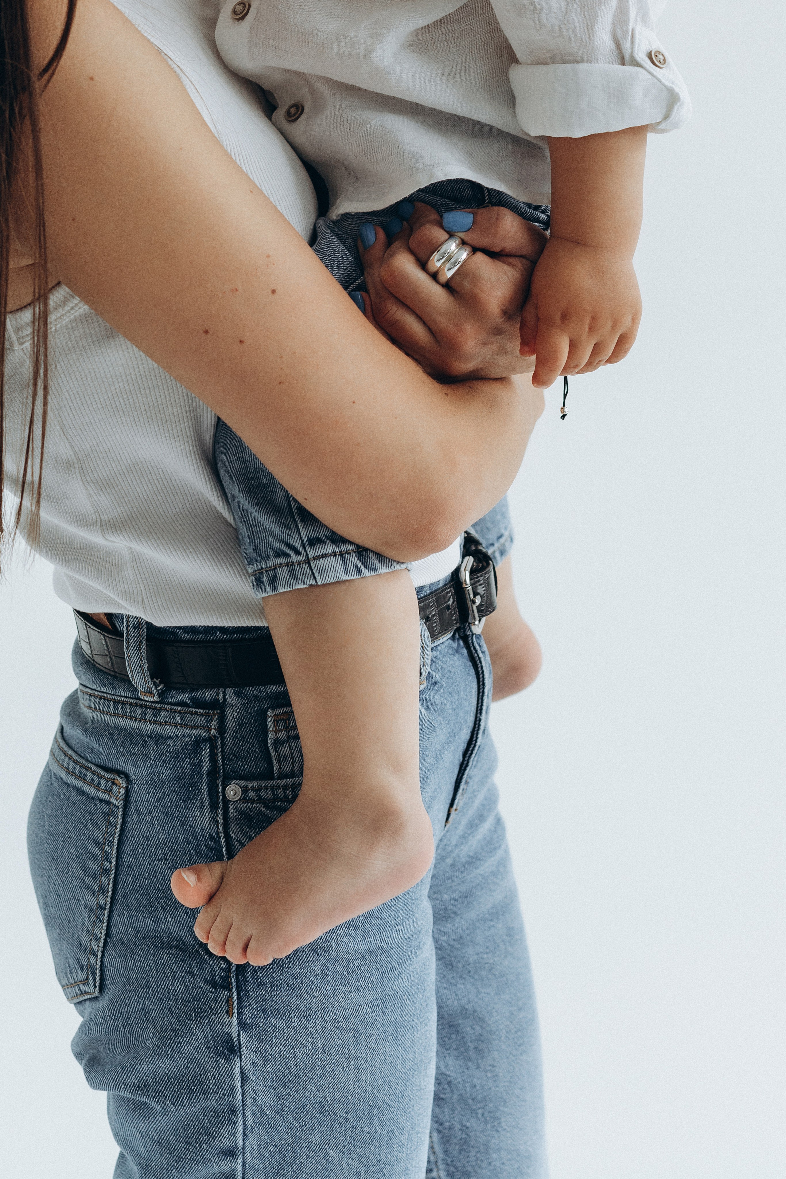 Семейная история на циклораме. Семейный фотограф в Москве Анастасия Скоголева