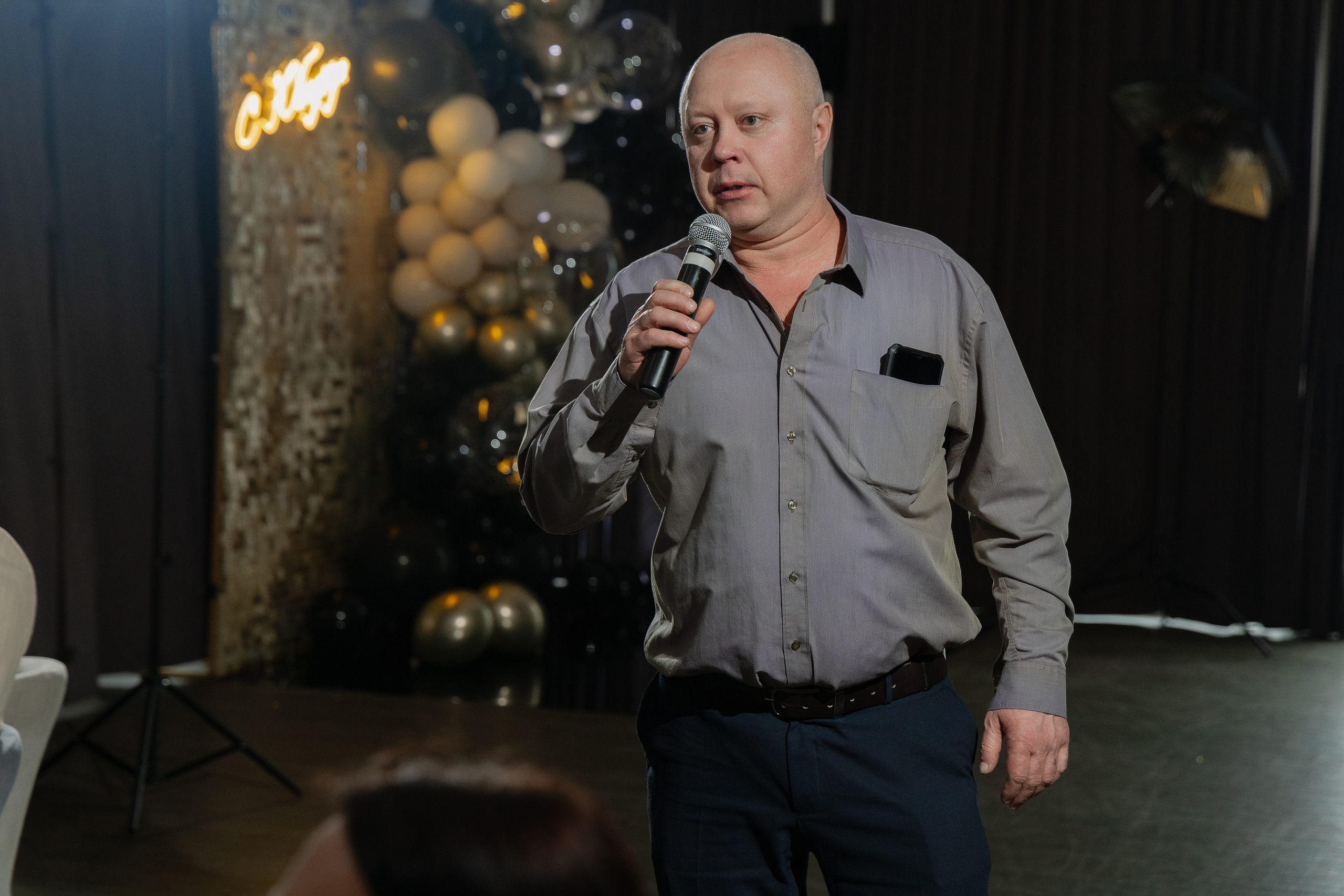 Фотосъемка юбилея в кафе BALDENINI в Минске. Свадебный фотограф в Минске/Беларуси Сергей Спиридонов