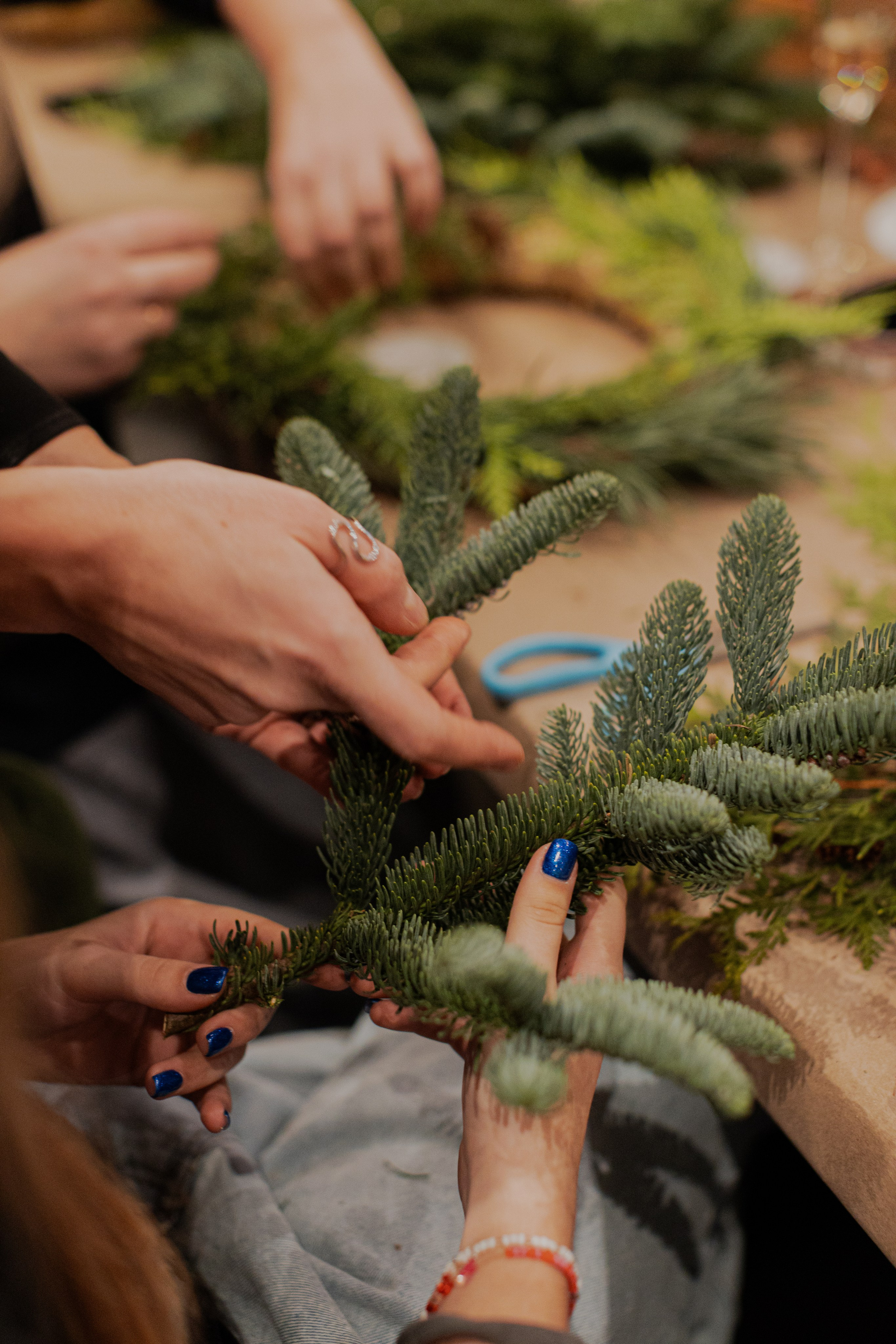 Мк Новогодний Венок. Анастасия Ракчеева Художник