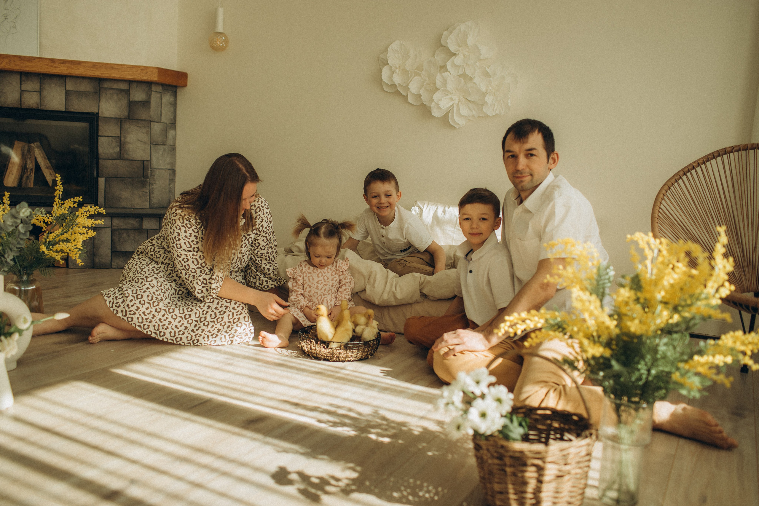 Виктория и Иван с детками. Семейный фотограф в Москве и Московской области Лазутина Валентина
