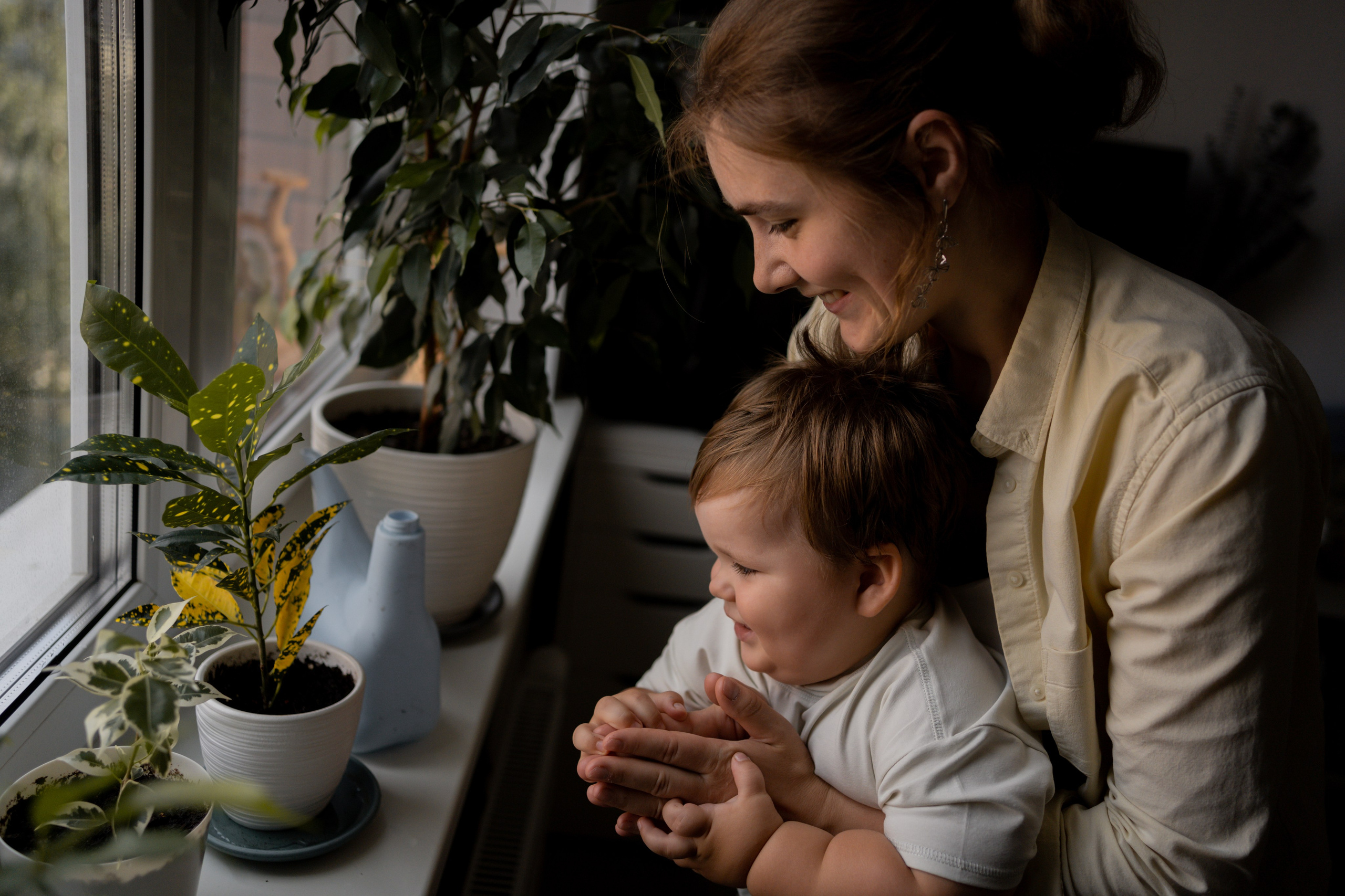 Алина и Дима. Фотограф грудного вскармливания в Москве Екатерина