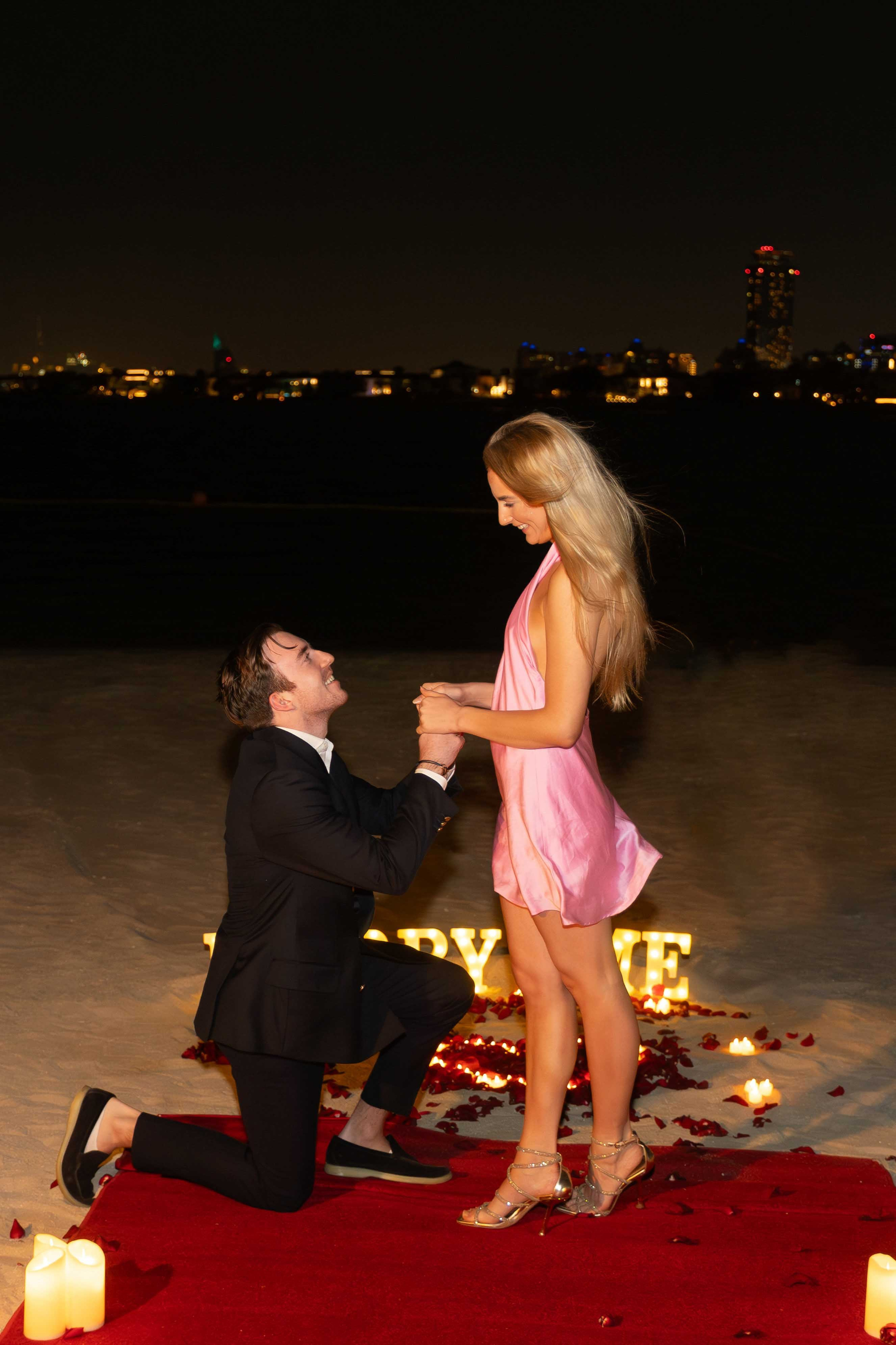 Шикарное предложение руки и сердца. Фотограф и видеограф в Москве и Абу Даби Мария Кулагина