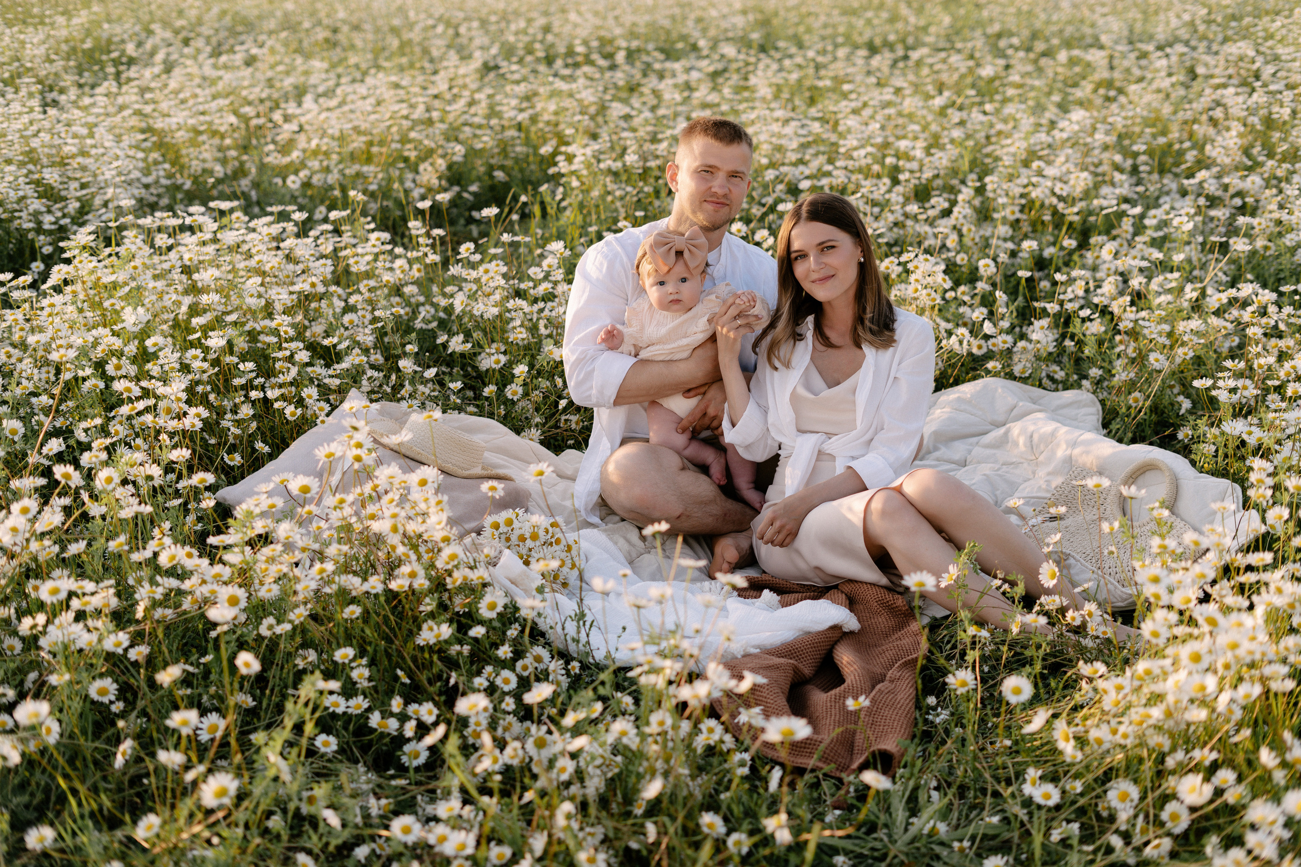 Любовь в ромашковом поле. Семейный и свадебный фотограф в Красногорске Анастасия Тихонова